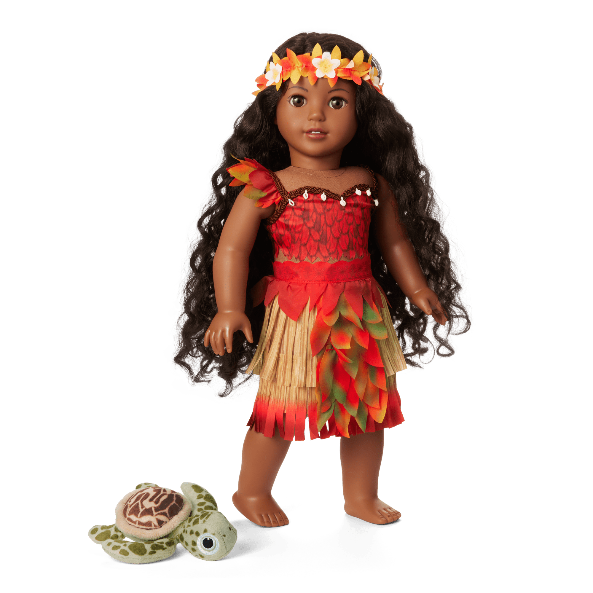 Disney Moana Doll, Wayfinder Outfit & Sea Turtle Plush by American Girl®