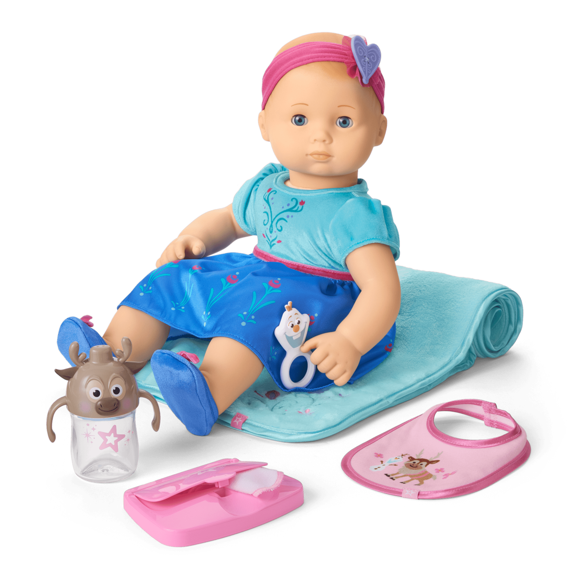 Disney Frozen Anna Cuddle & Care Set with Bitty Baby® Doll by American Girl®