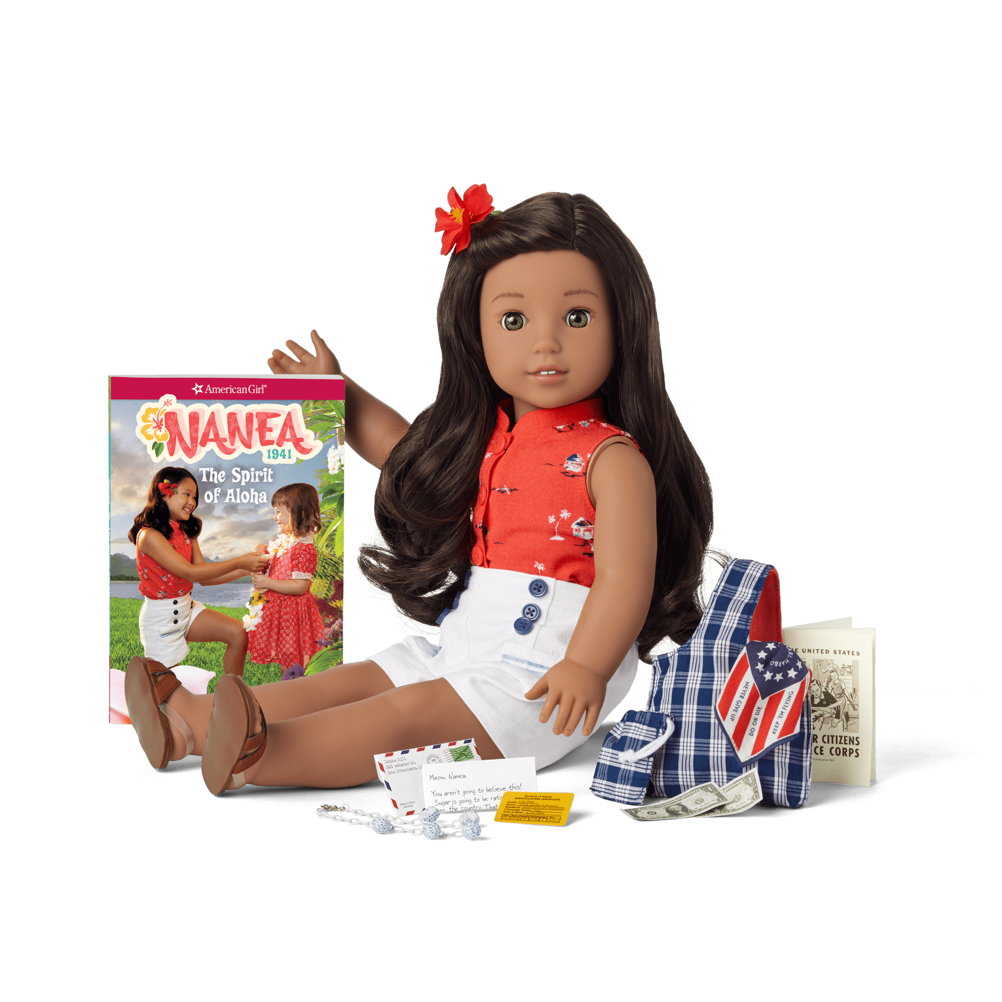 Nanea™ 18-inch Doll & Book (Historical Characters)