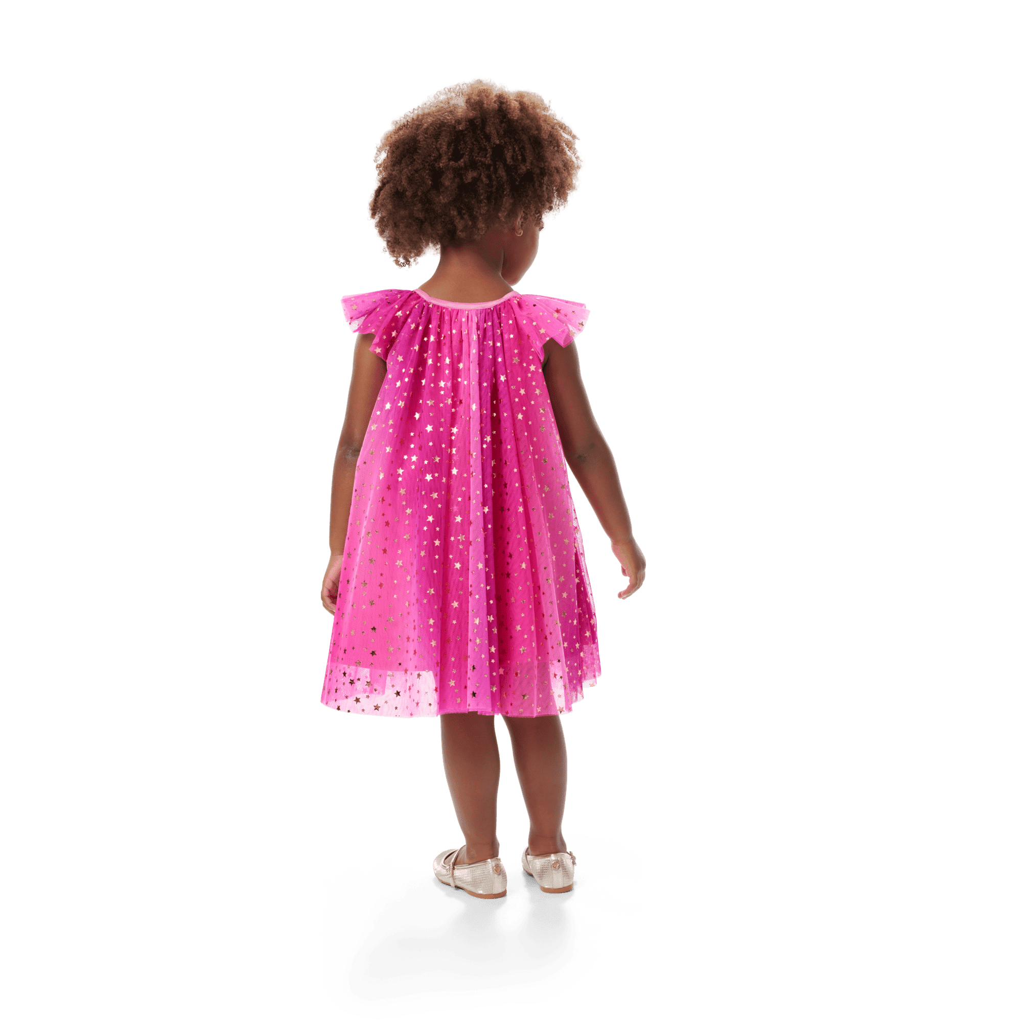 Pink Party-Ready Dress for Little Girls (Bitty Baby®)