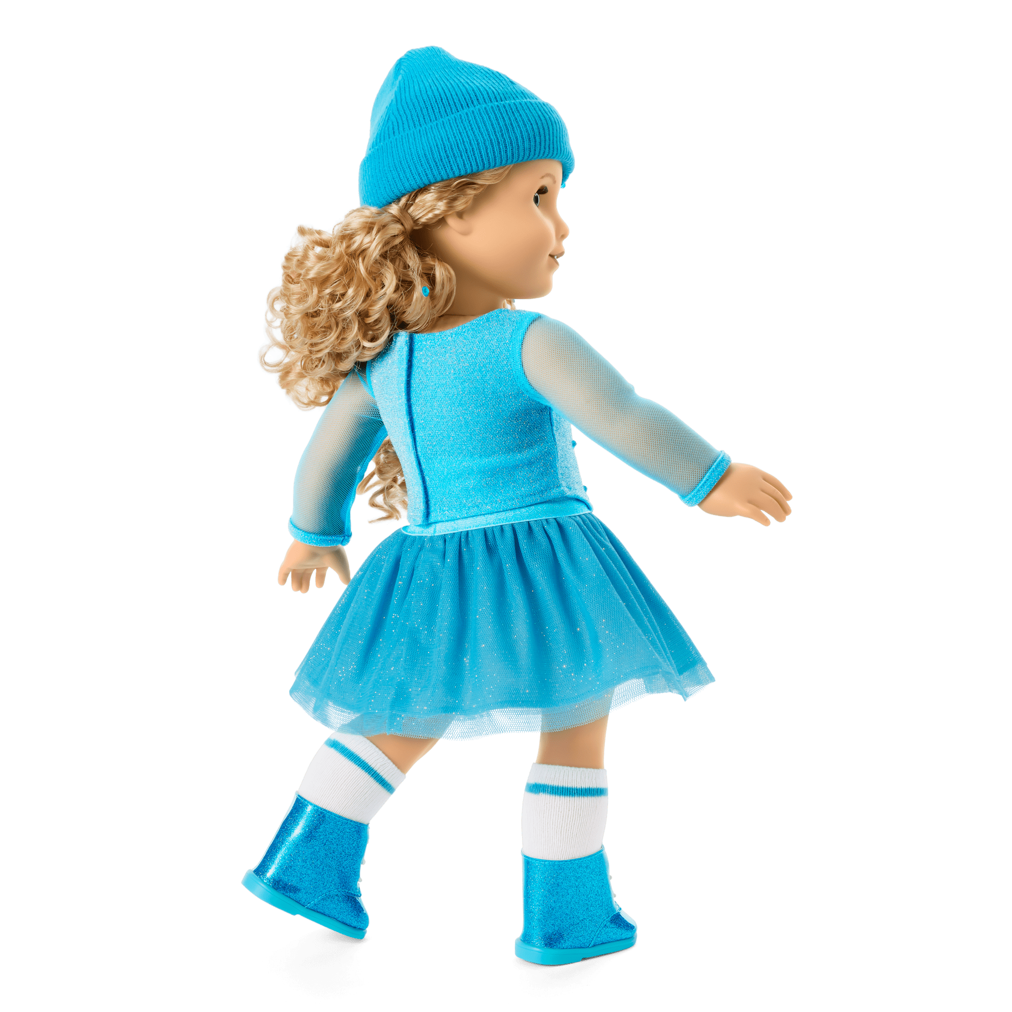 December Blue Brilliance Topaz Outfit for 18-inch Dolls