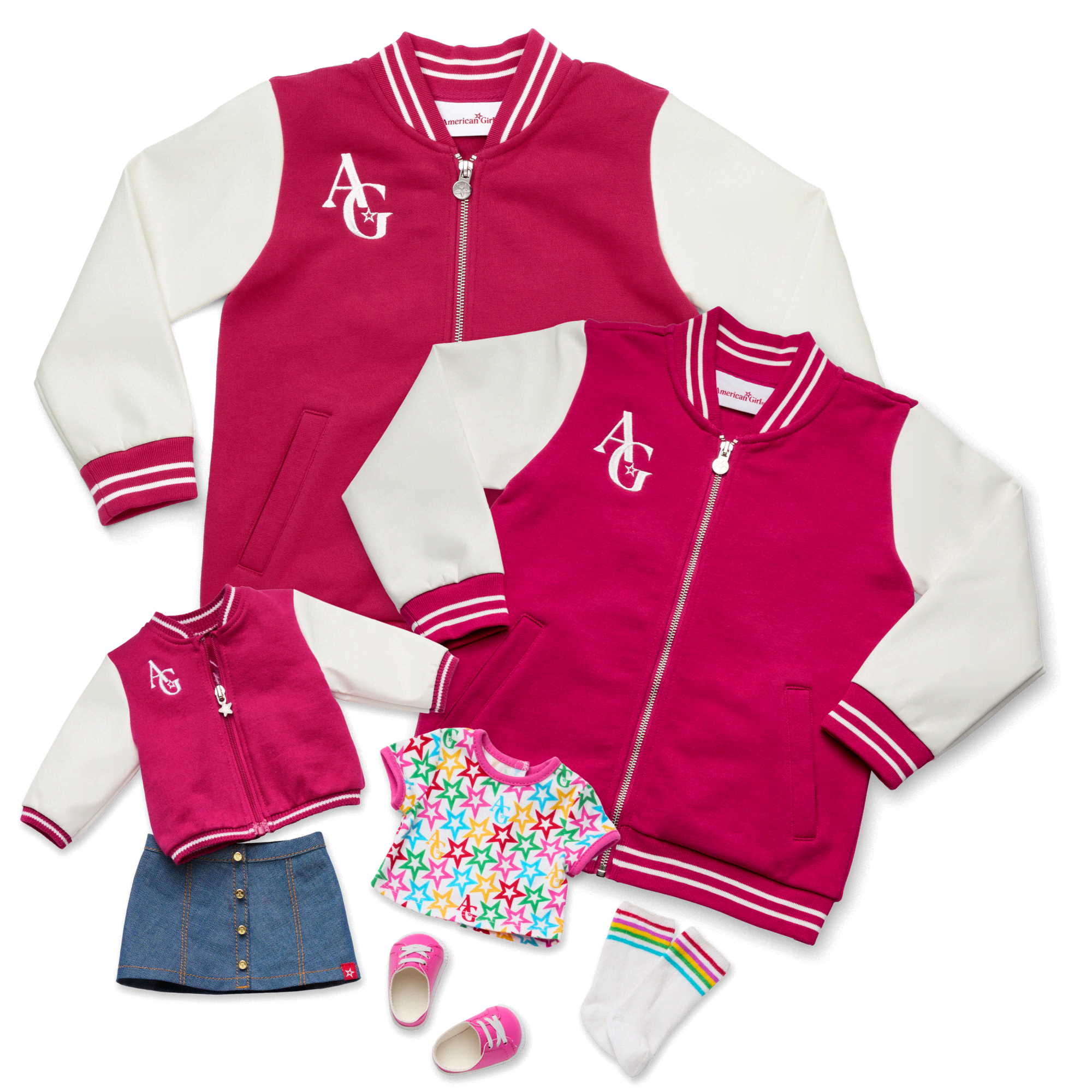 AG™ Star Squad Varsity Jacket Family Bundle