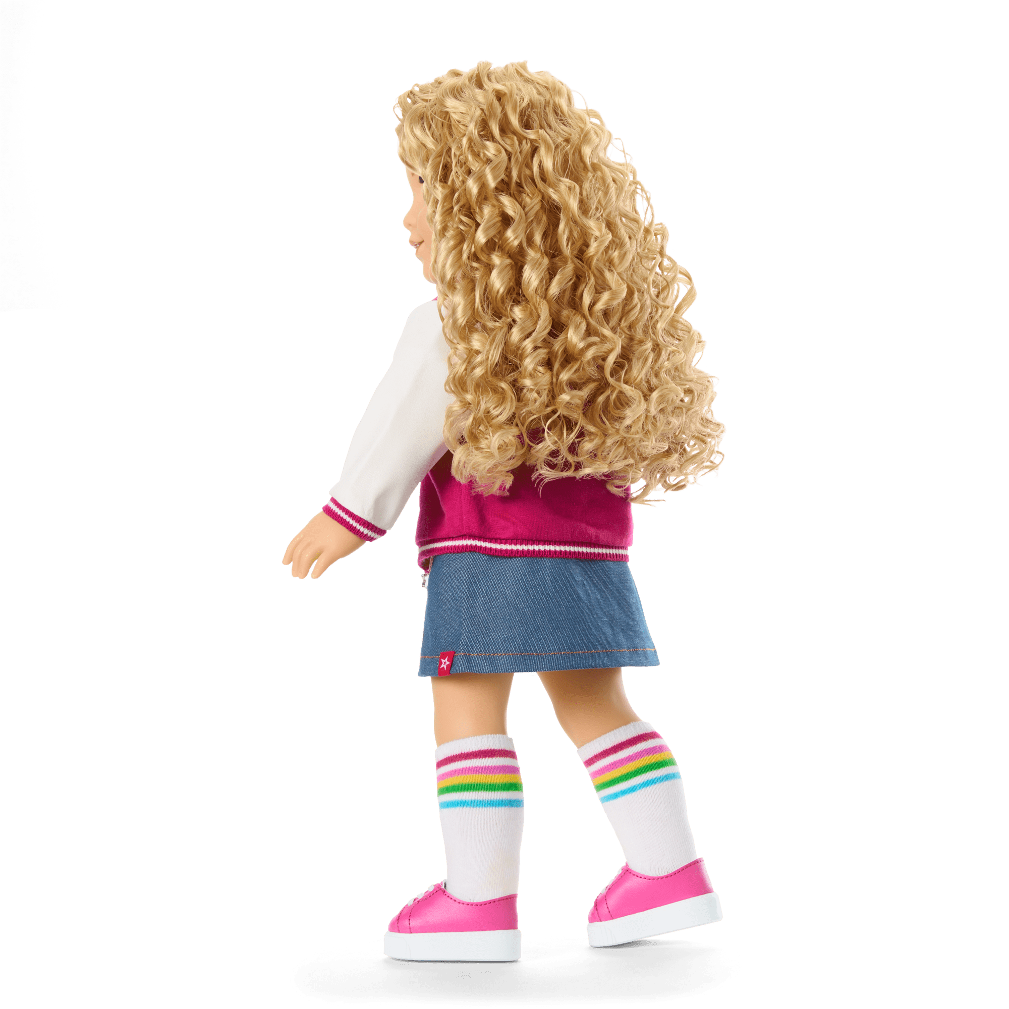Truly Me™ 18-inch Doll #115 with curly blonde hair