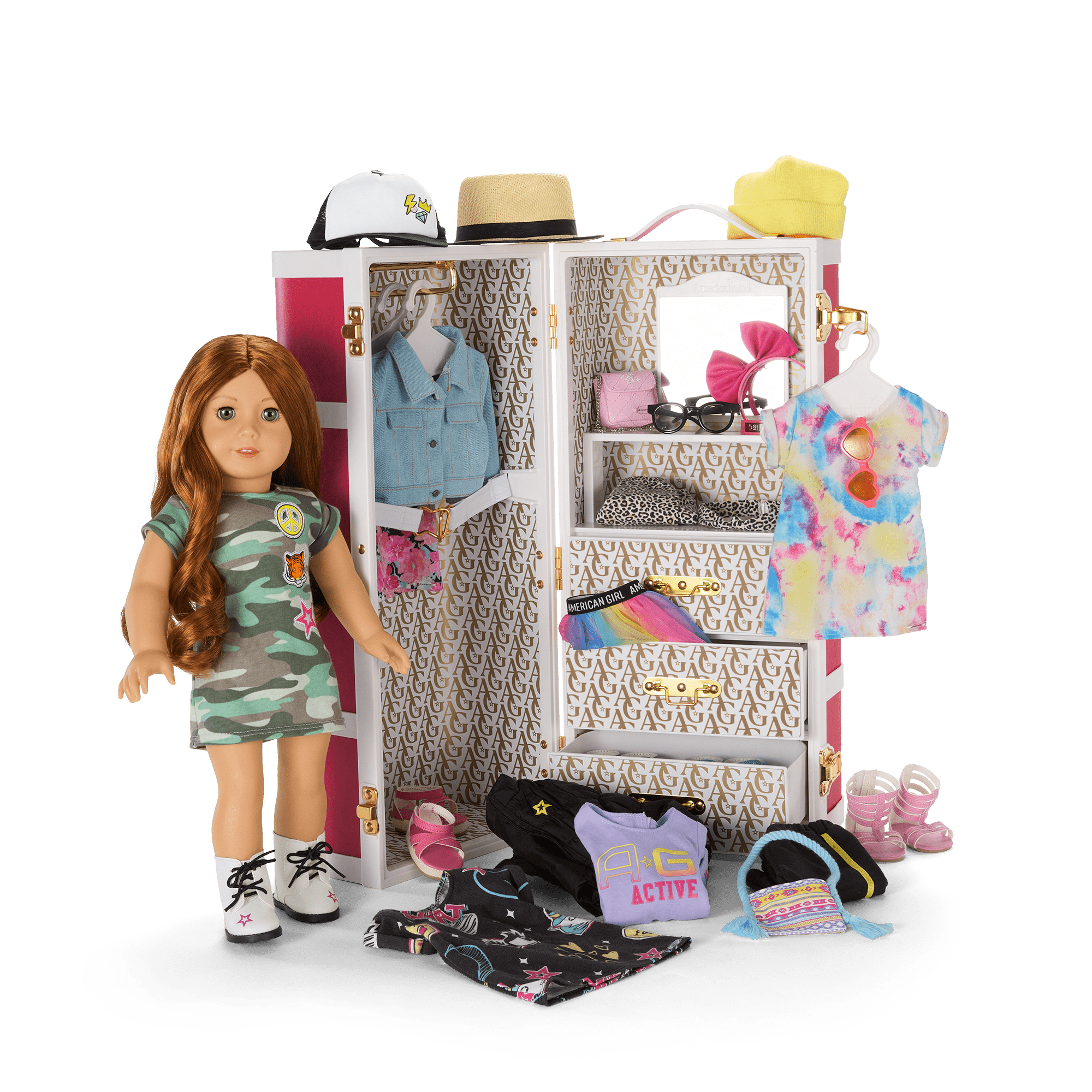 American girl doll trunk wardrobe shop