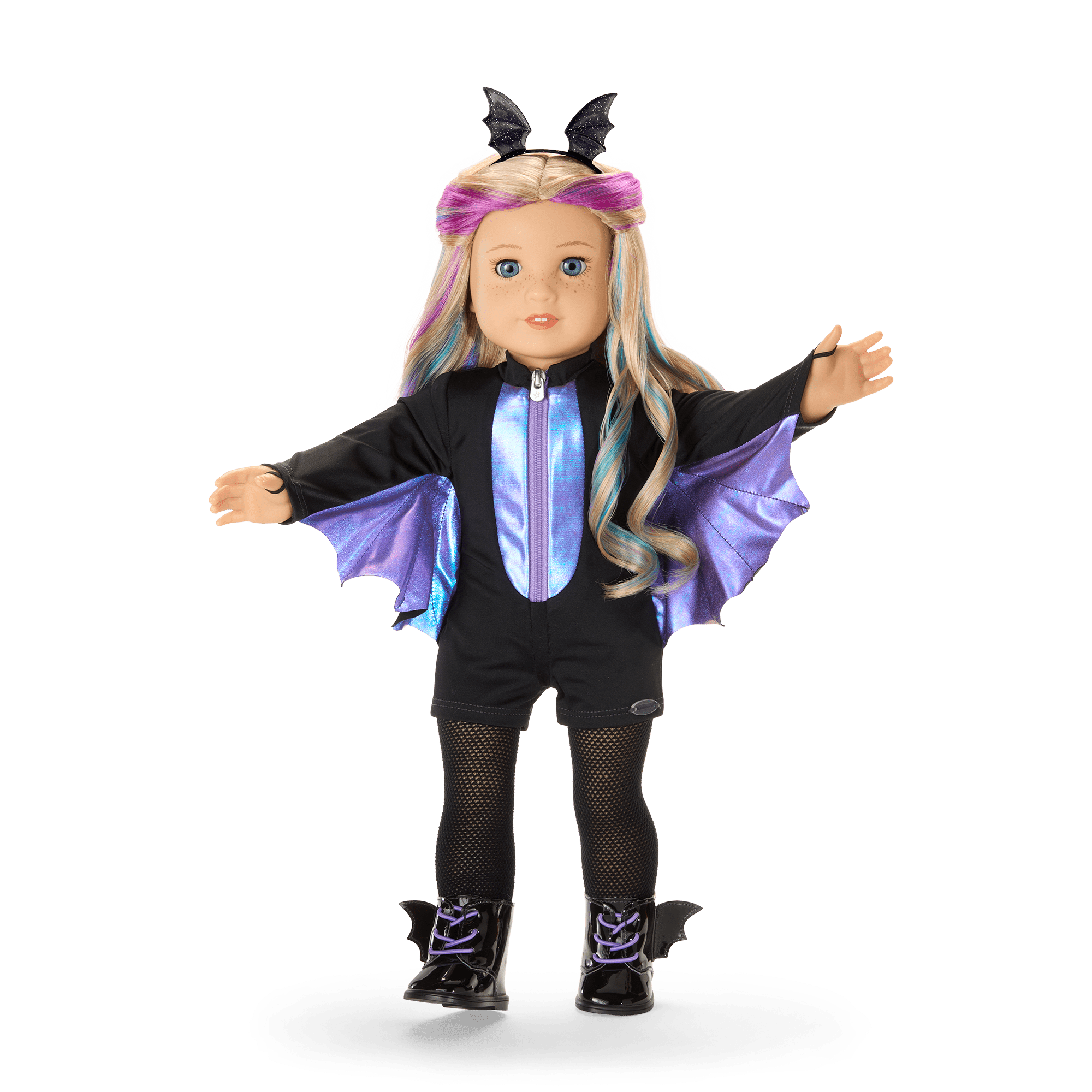 Midnight Bat Costume for 18 inch Dolls American Girl