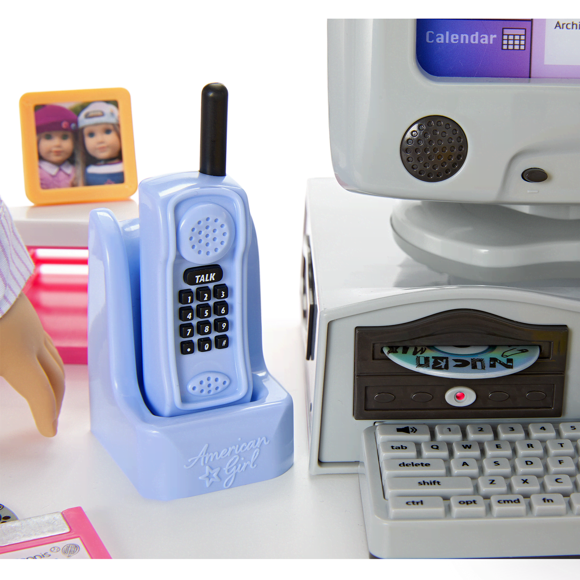Isabel™ & Nicki’s™ Computer & Desk Set for 18-inch Dolls (Historical Characters)