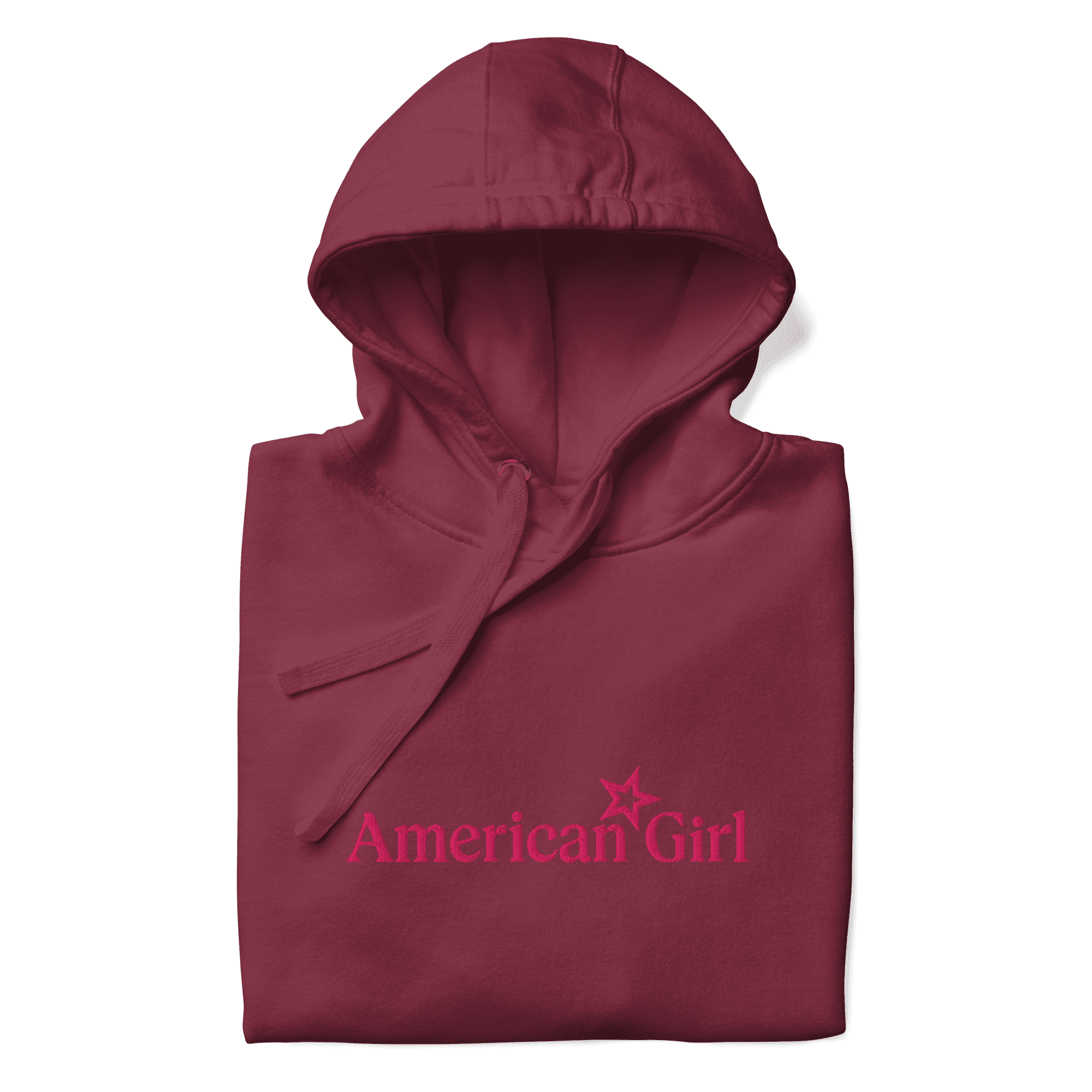 American Girl® Burgundy Hoodie for Adults