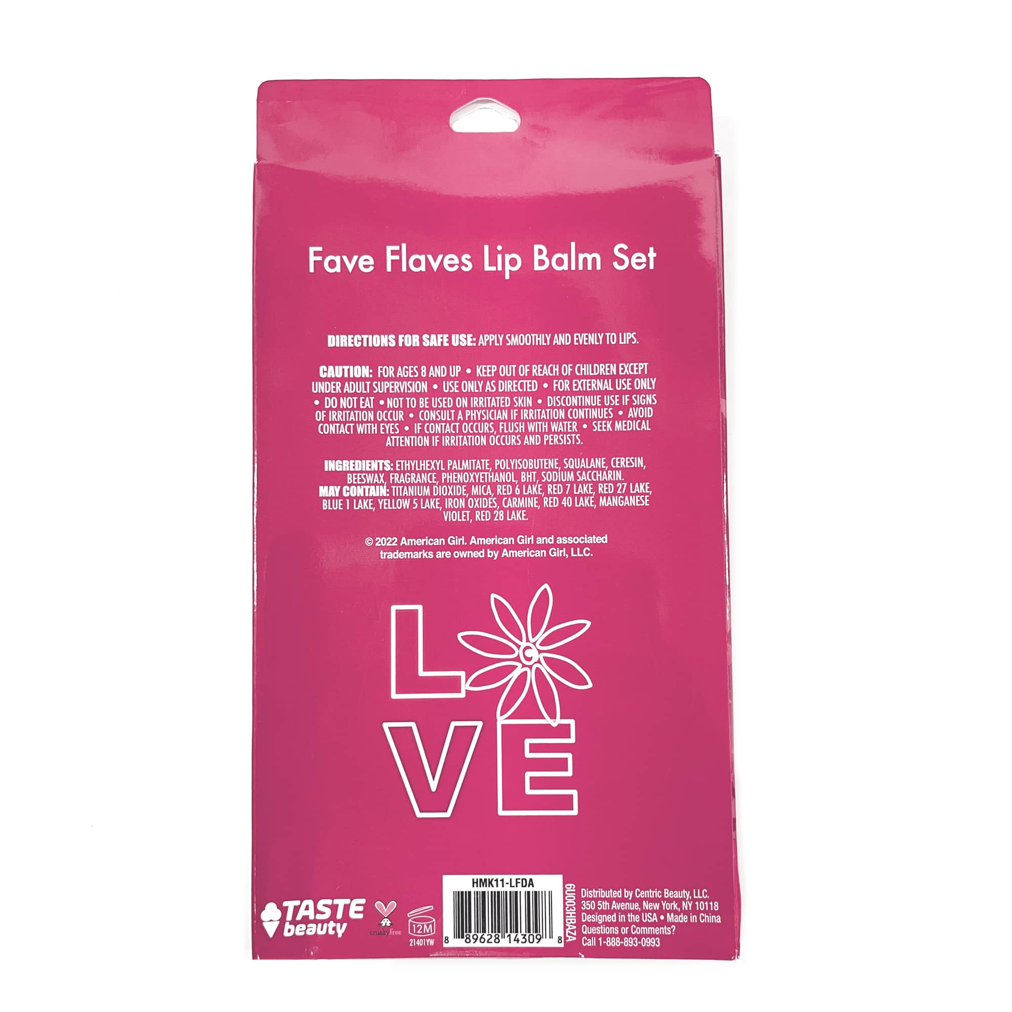 Fave Flaves Lip Balm Set for Girls