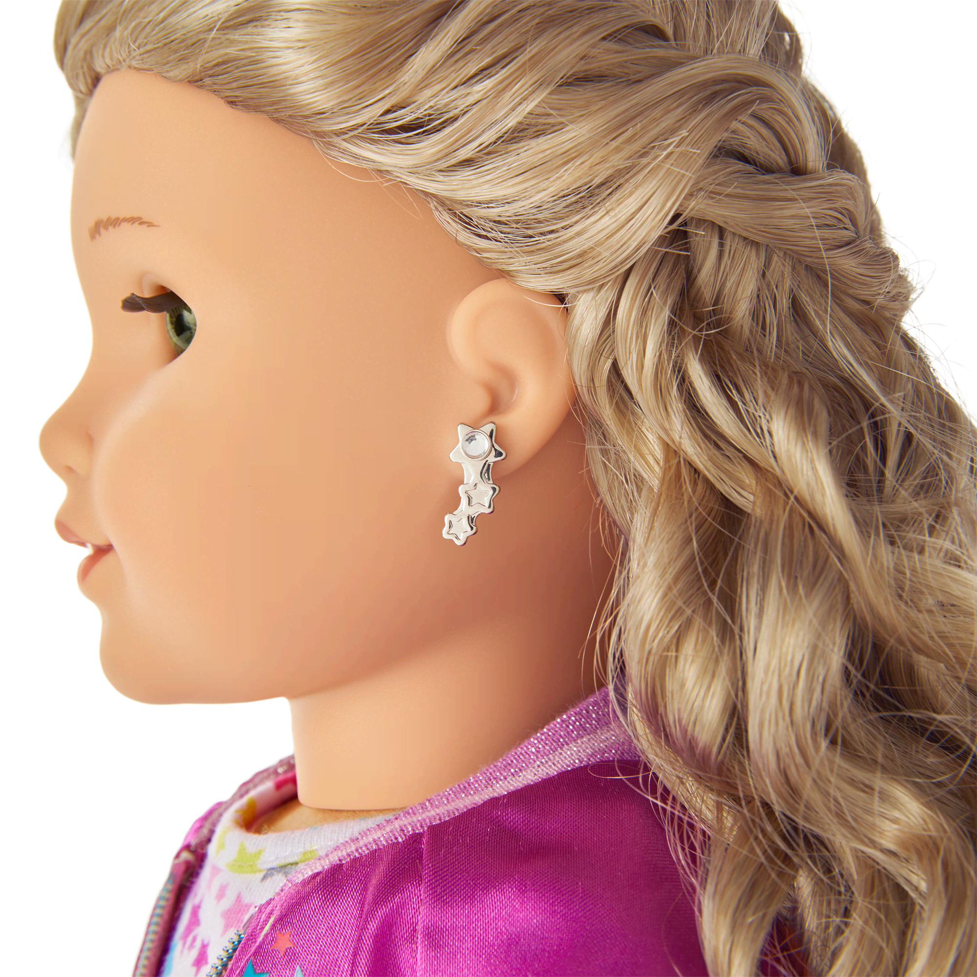 Shooting Stars Earring Set for 18-Inch Dolls