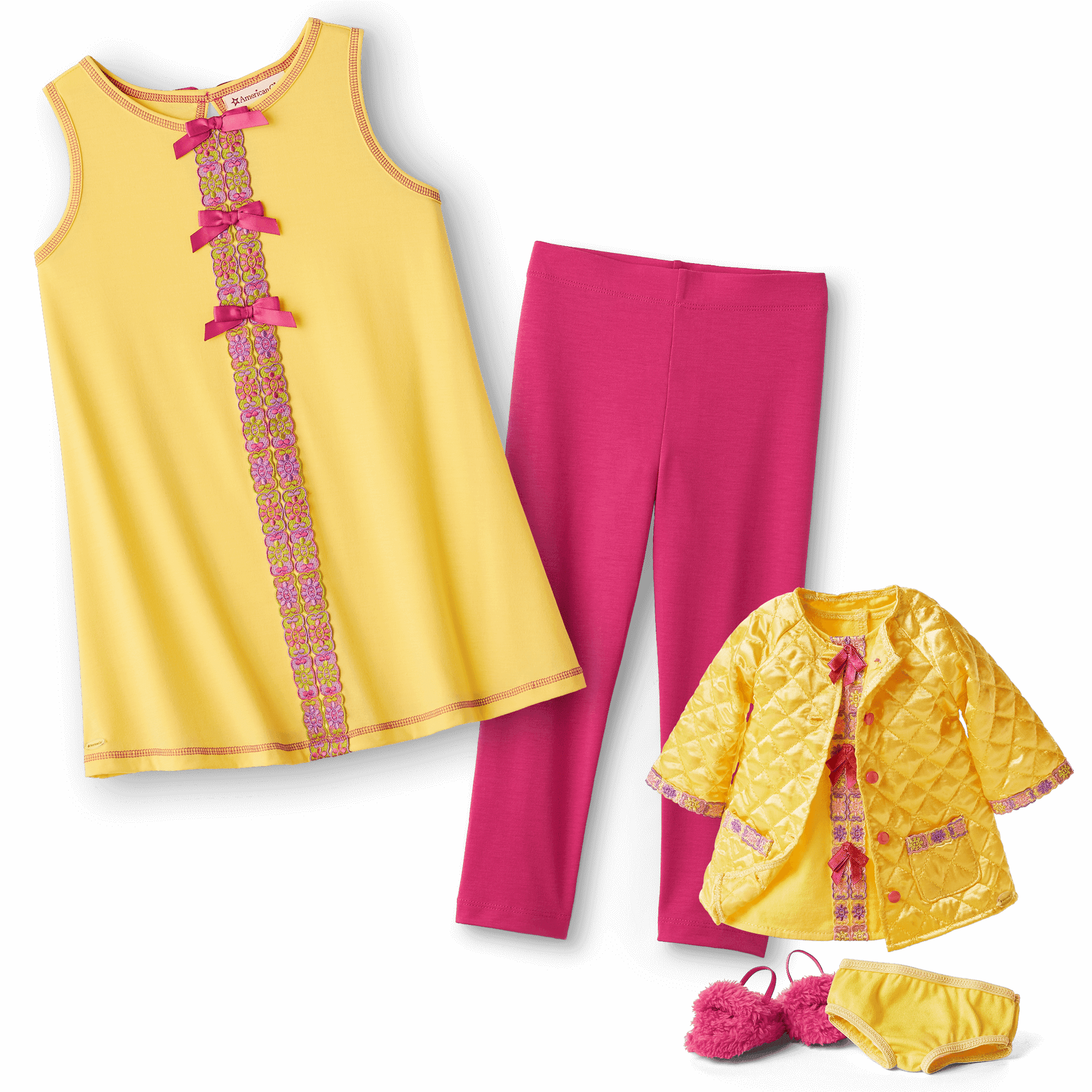 Julie's™ Pajamas for Girls and 18-inch Dolls (Historical Characters)