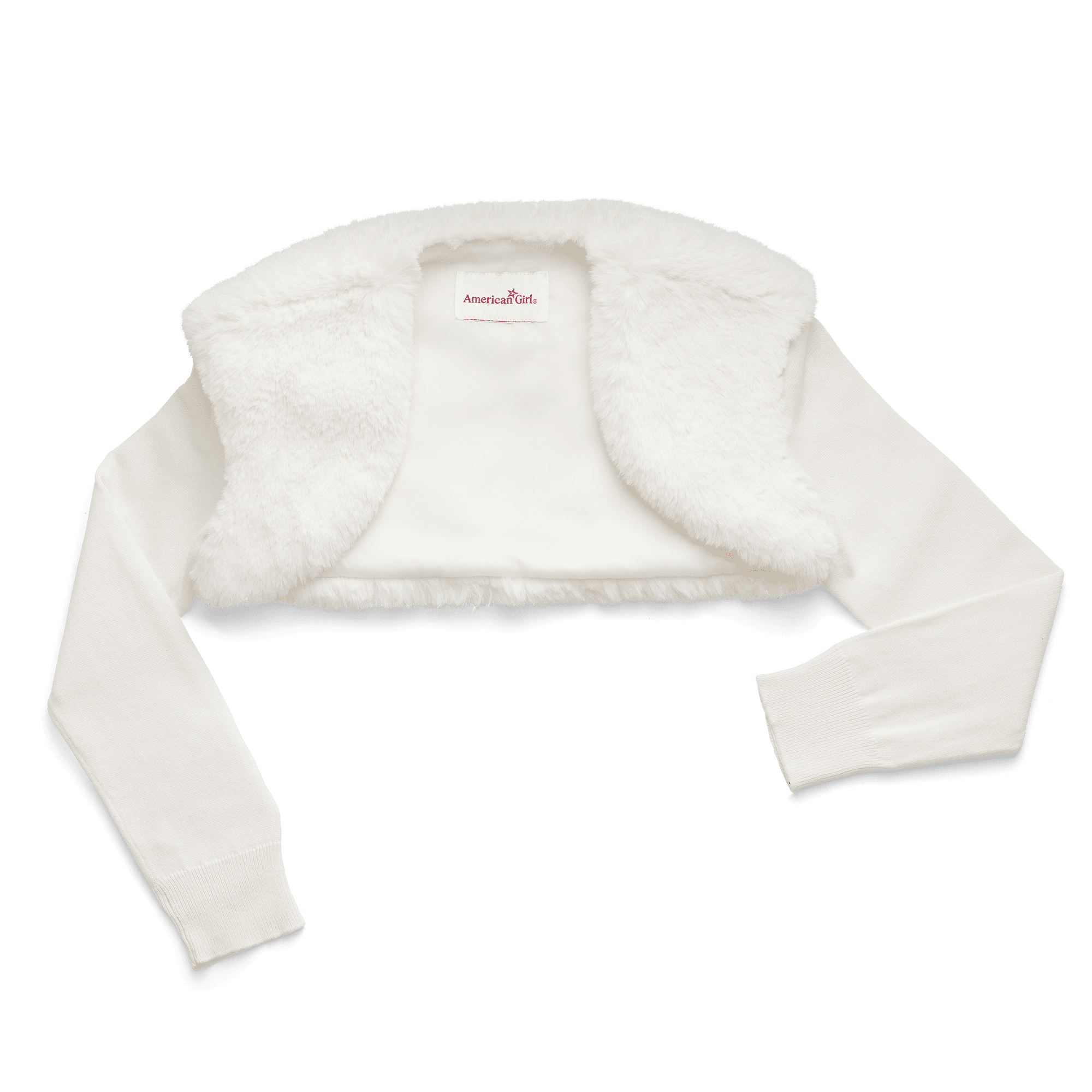 American Girl® x Something Navy Frosty Faux-Fur Shrug for Girls