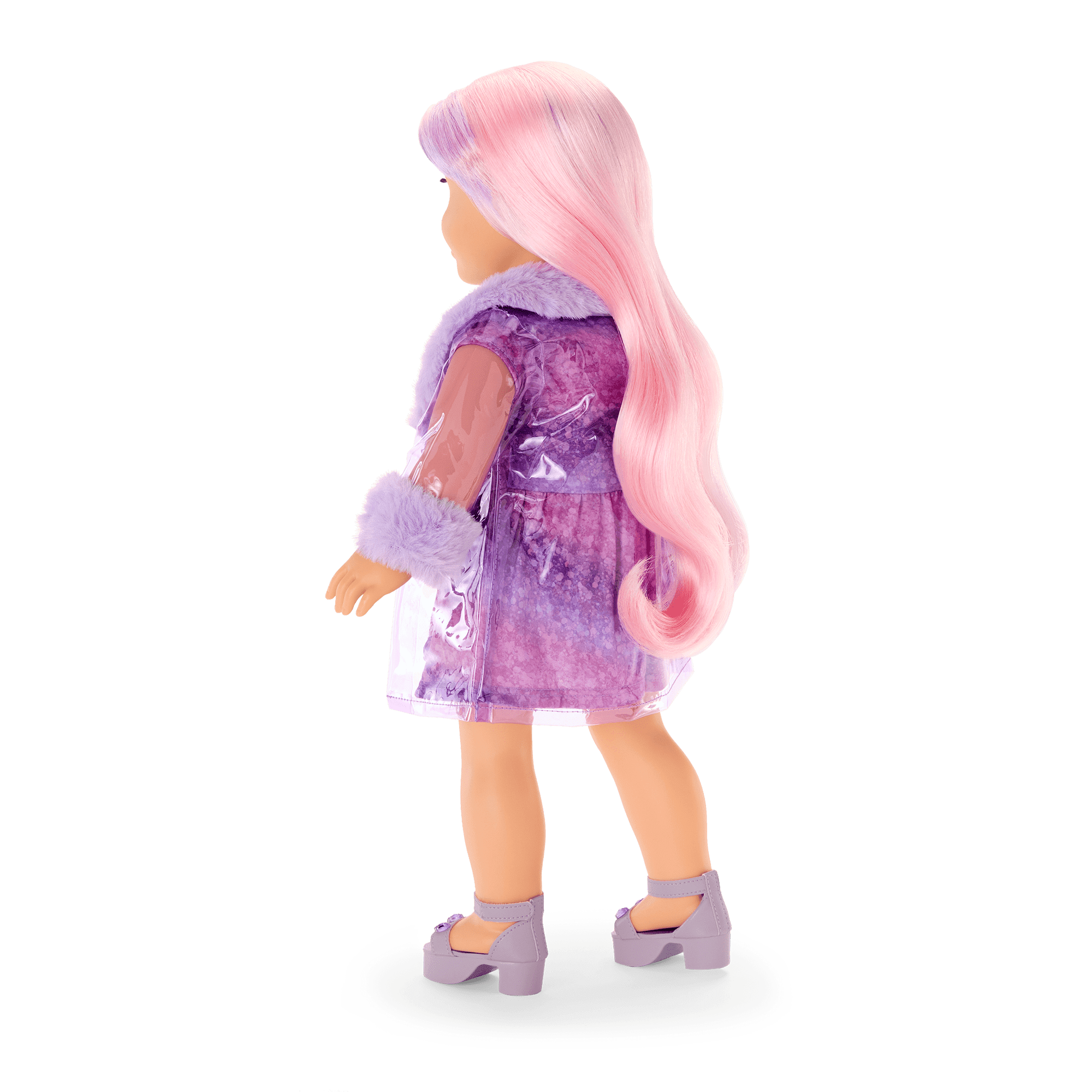 February Amazing Amethyst Outfit for 18-inch Dolls
