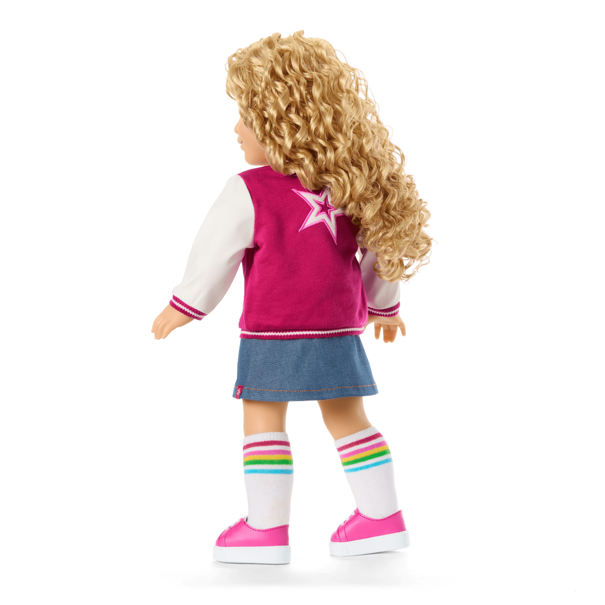 Truly Me™ 18-inch Doll #115 with curly blonde hair