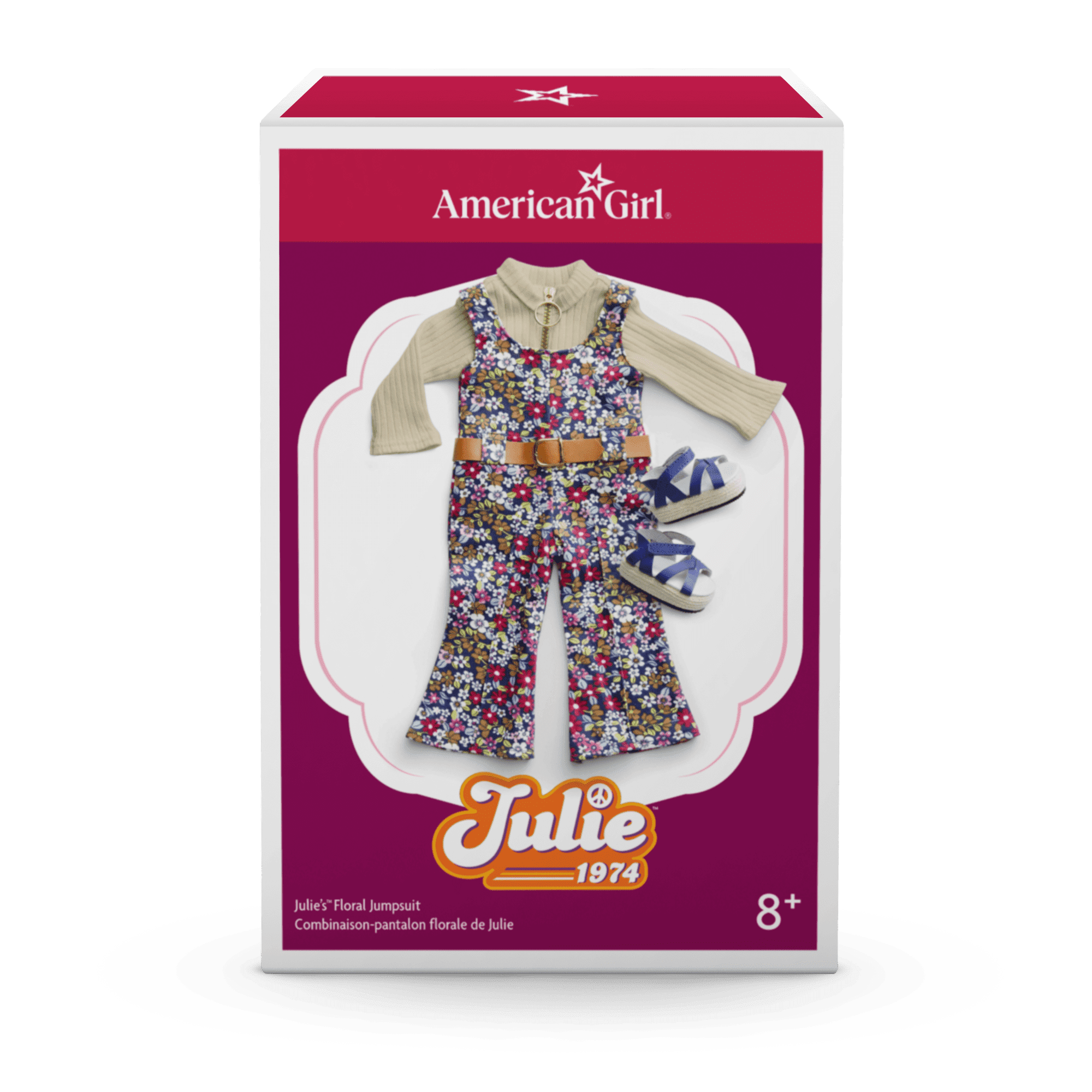 Julie’s™ Floral Jumpsuit for 18-inch Dolls (Historical Characters)