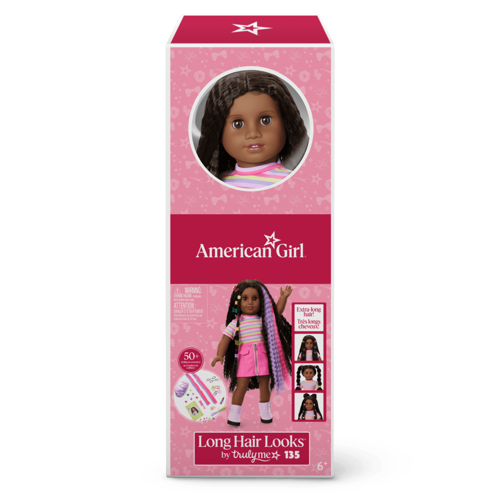 Long Hair Looks™ by Truly Me™ 18-inch Doll #135 & hair accessories
