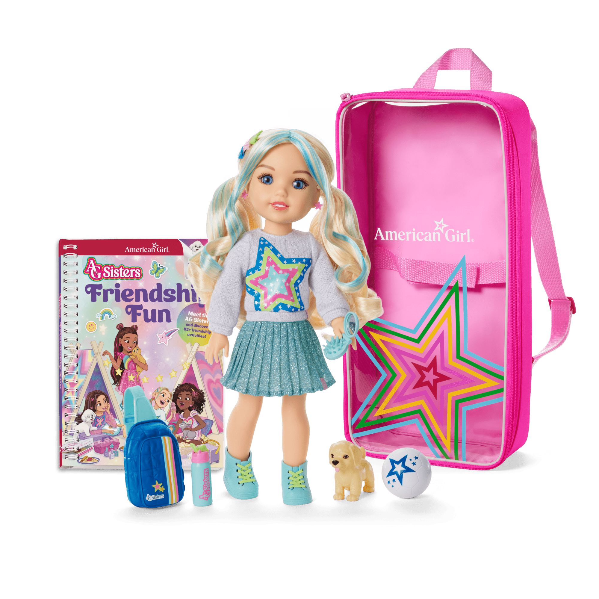 AG Sisters™ Jozette™ Doll, Book & Doll Carrier