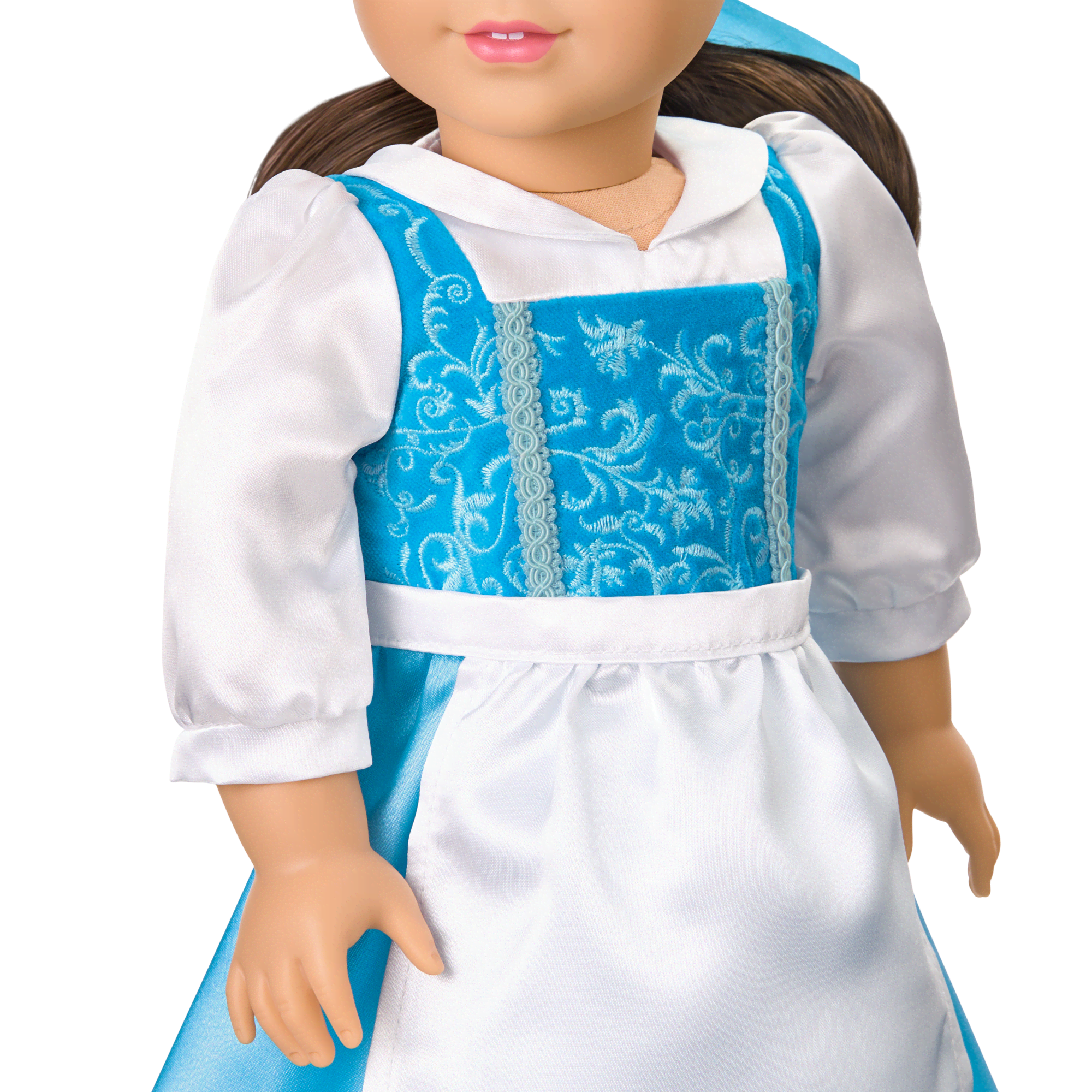 American Girl® Disney Princess Belle Blue Dress, Mrs. Potts, Chip & Accessories for 18-inch Dolls