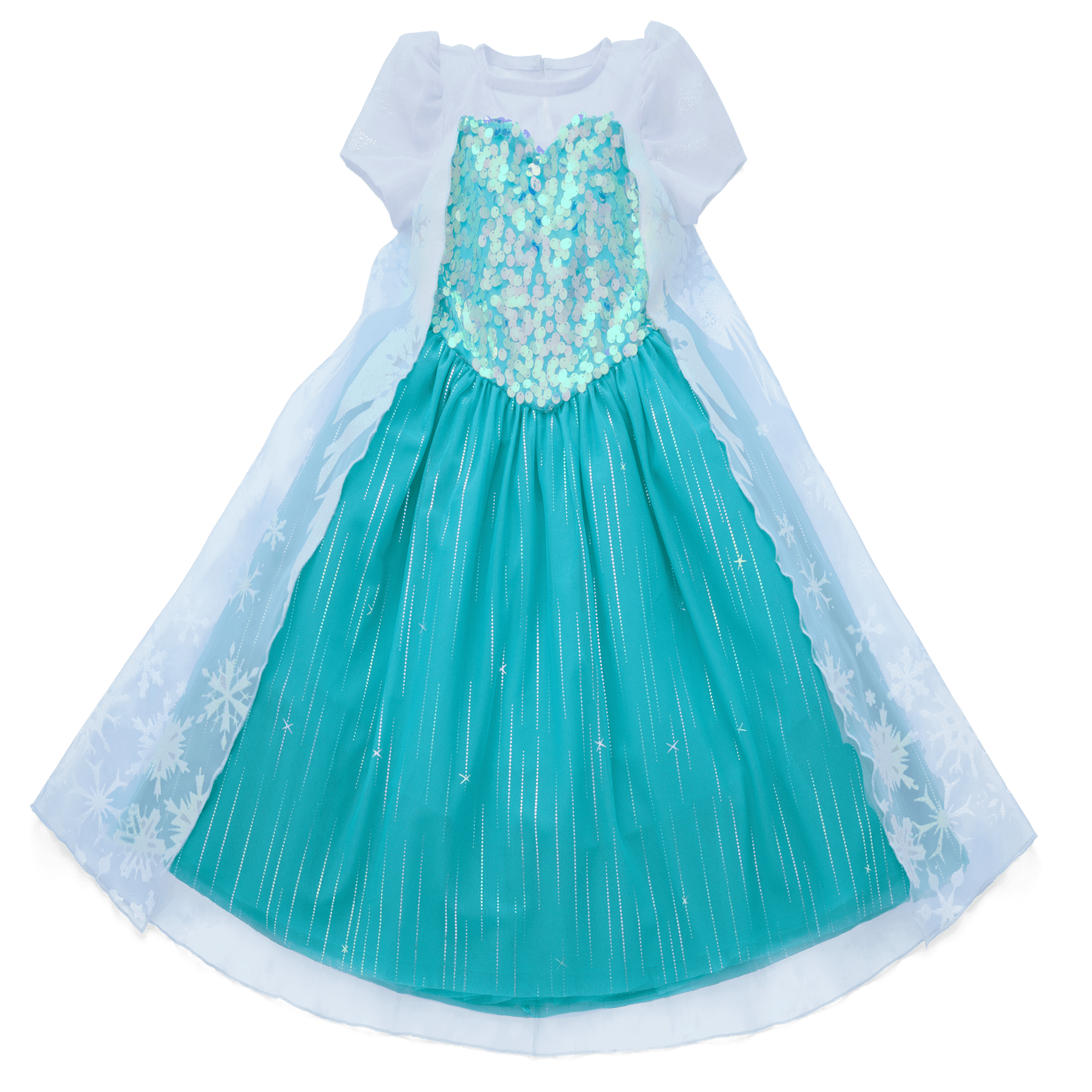 princess polly baby blue dress Disney Toddler & Little Girls Sweet Elsa Long-Sleeve Dress main image 1