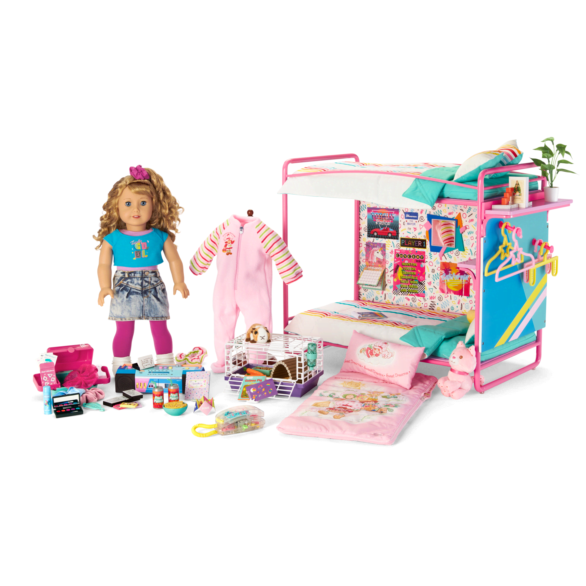 Courtney's™ Caboodles® & Hair Accessories Kit for 18-inch Dolls (Historical Characters)