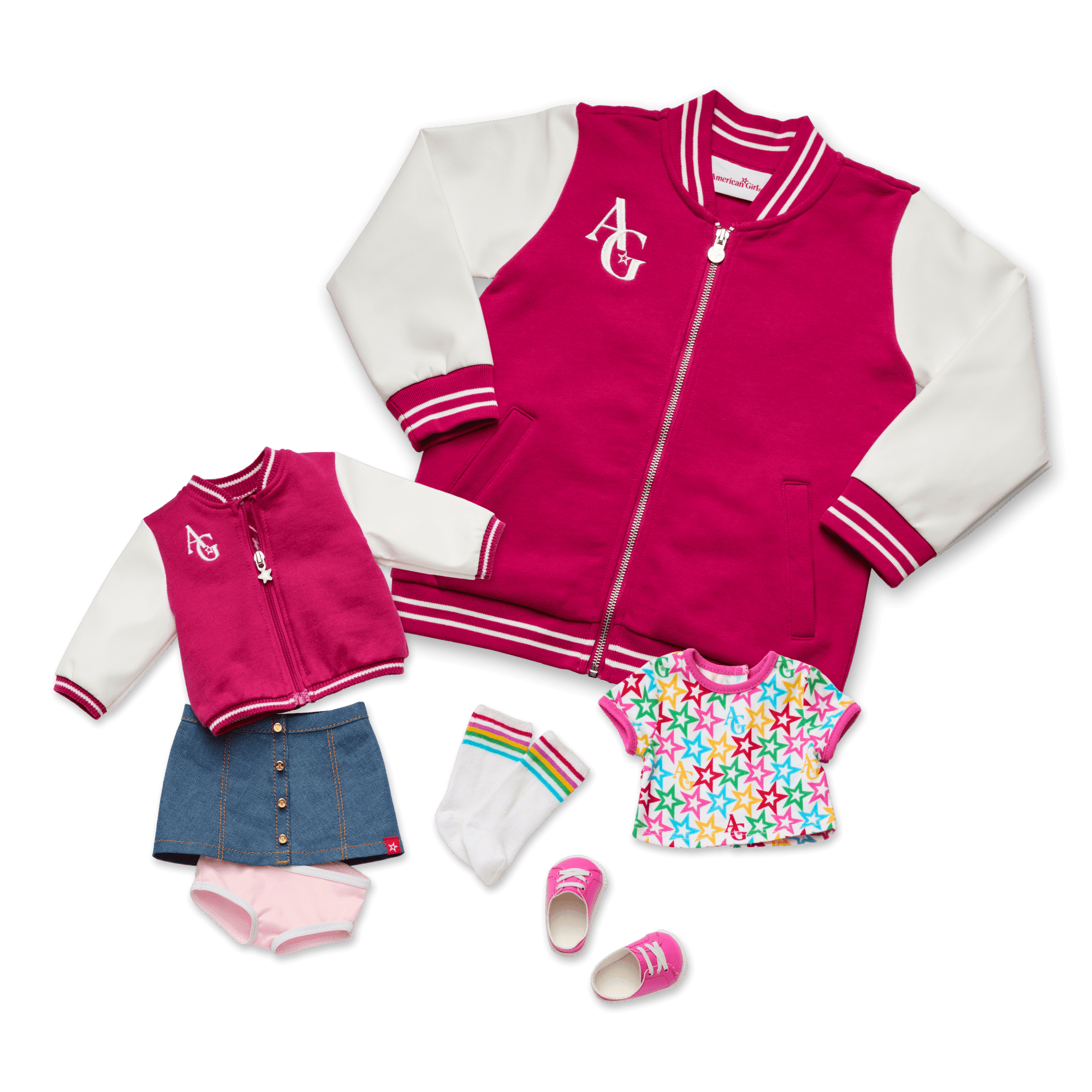 AG™ Star Squad Varsity Jacket for Girls