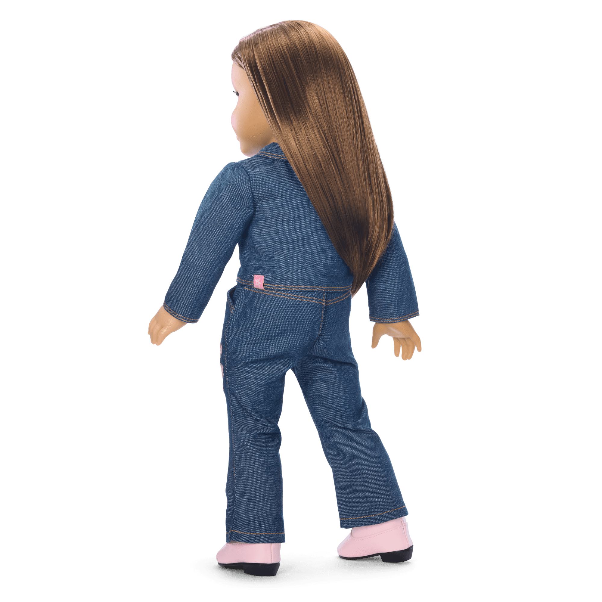 American Girl® x Harlem’s Fashion Row Cherry Blossom Couture Embroidered Jean Set for 18-inch Dolls