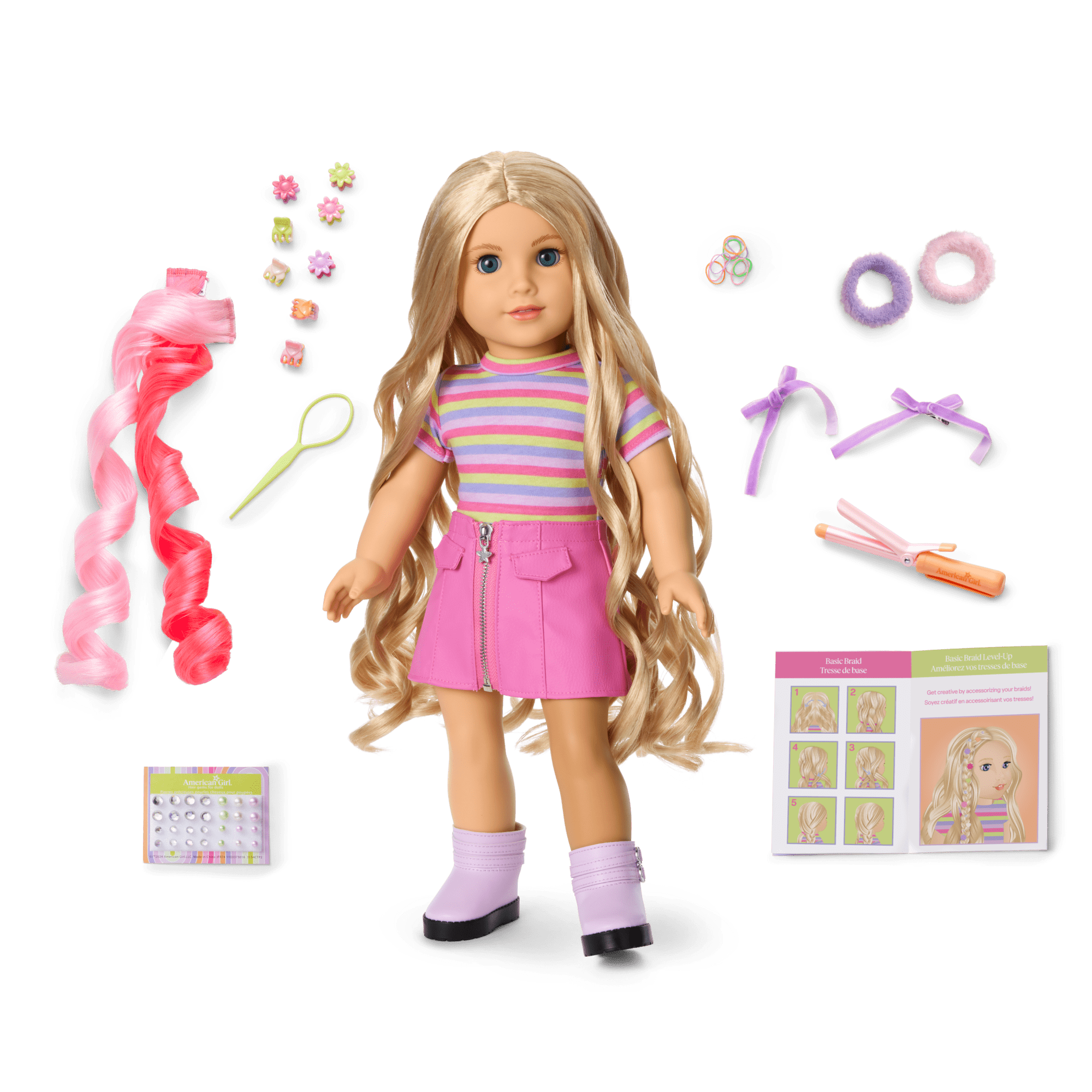Long Hair Looks™ by Truly Me™ 18-inch Doll #133 & hair accessories