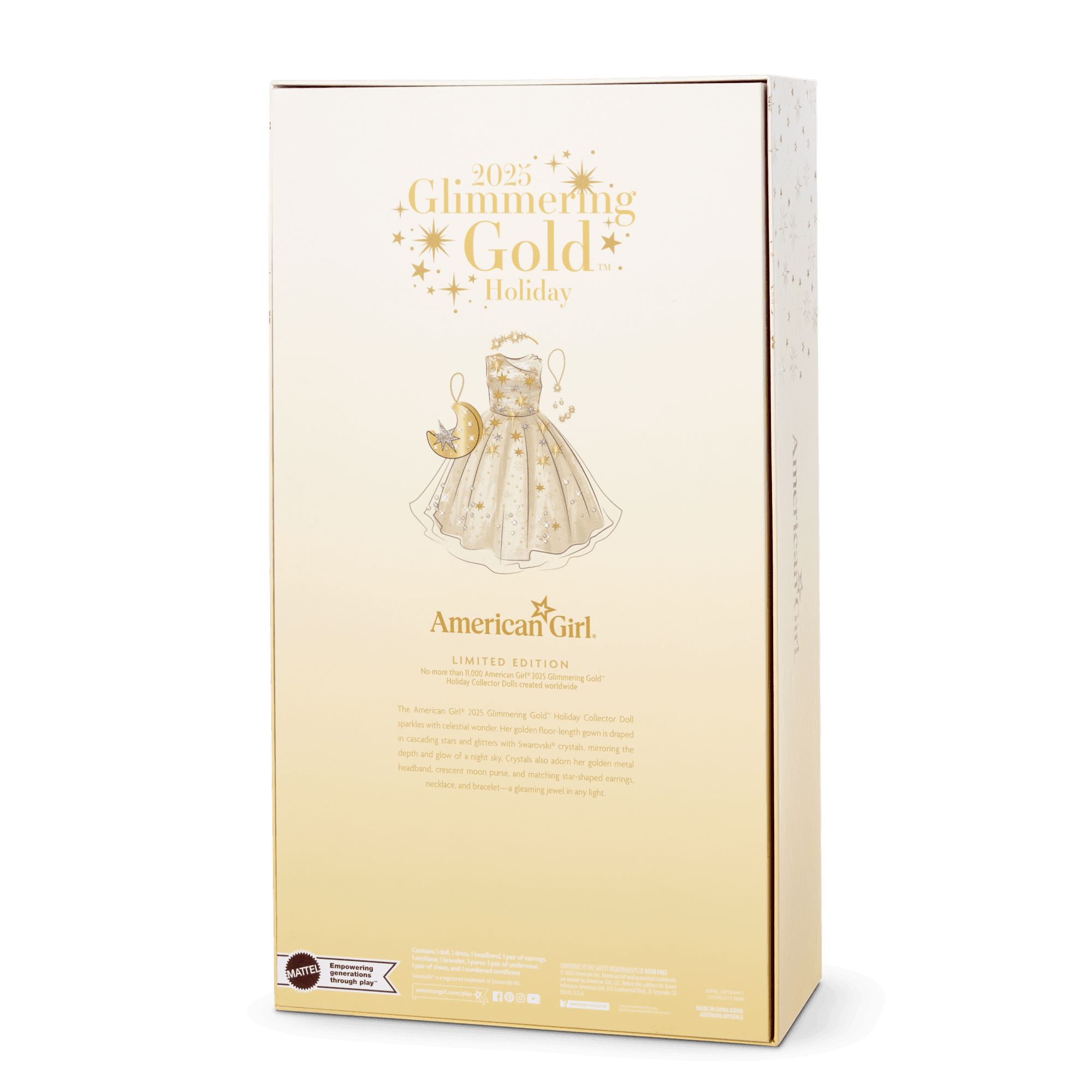 American Girl® 2025 Glimmering Gold™ Holiday Collector Doll
