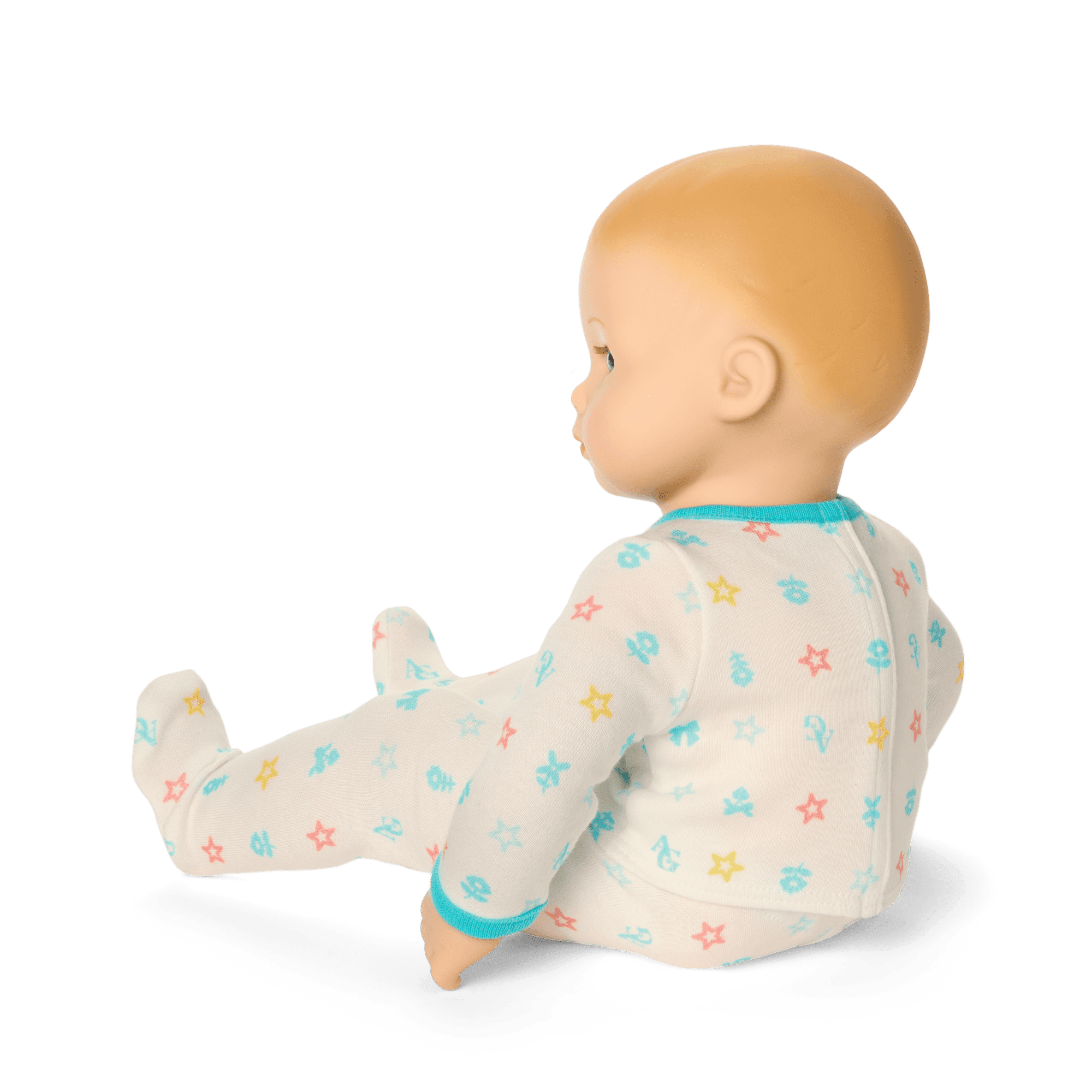 Bitty Baby® Doll #3 with blonde hair in Pastel Blue