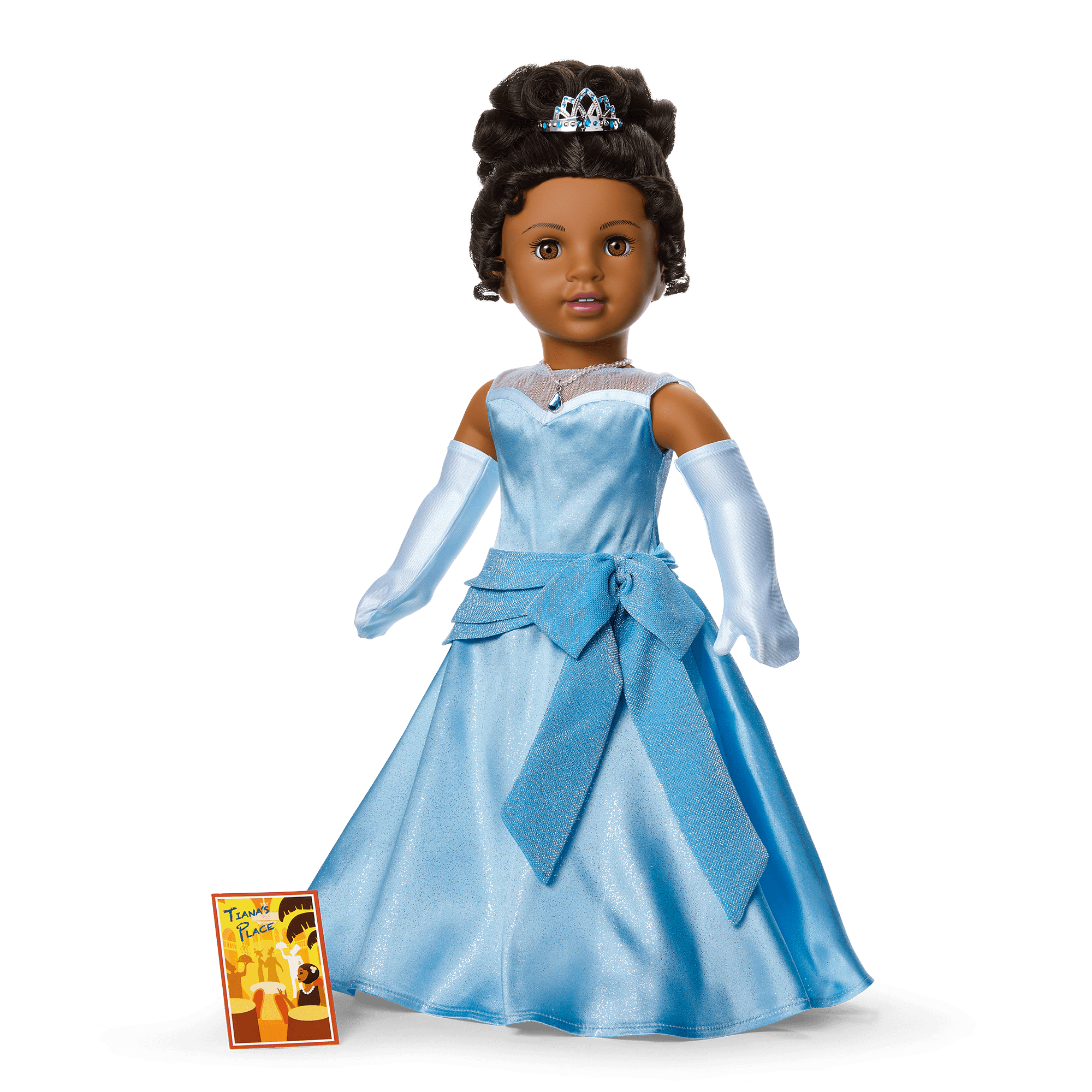 American Girl® Disney Princess Tiana Evening Star Dress & Accessories for 18-inch Dolls