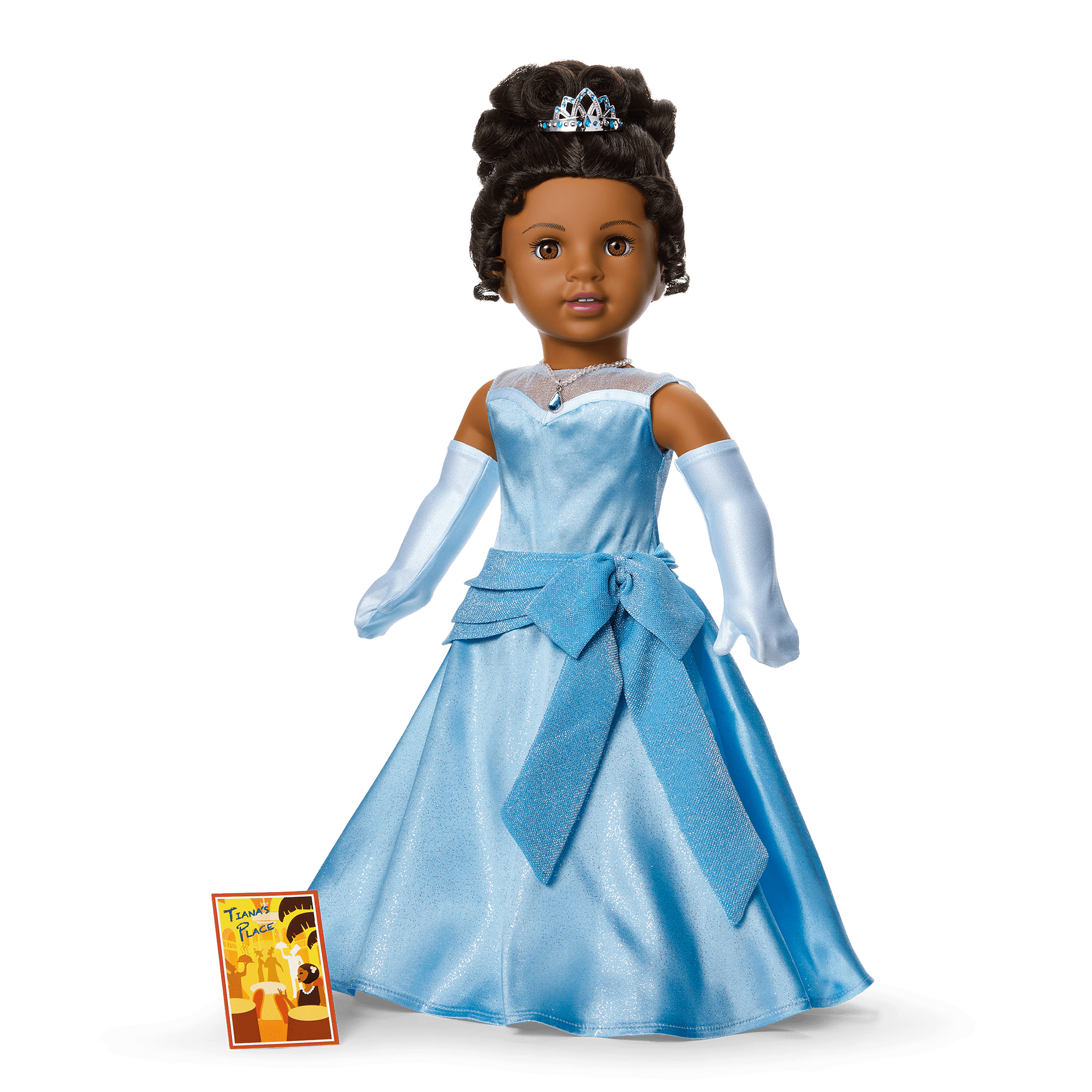Disney Princess Tiana Gown & Accessories | American Girl Disney Princess Tiana Gown & Accessories | American Girl