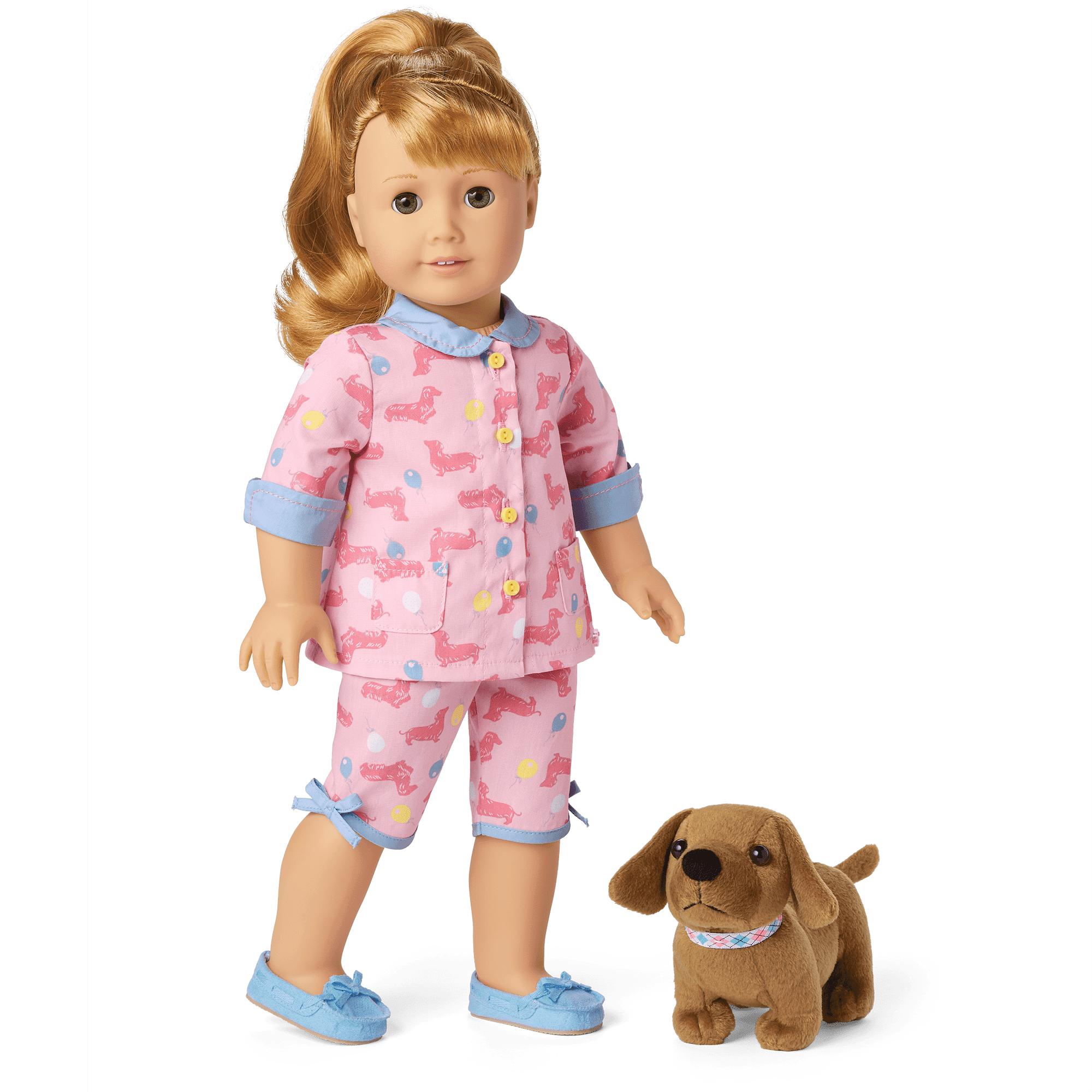 Maryellen’s™ Dachshund Pajamas & Dog (Historical Characters)