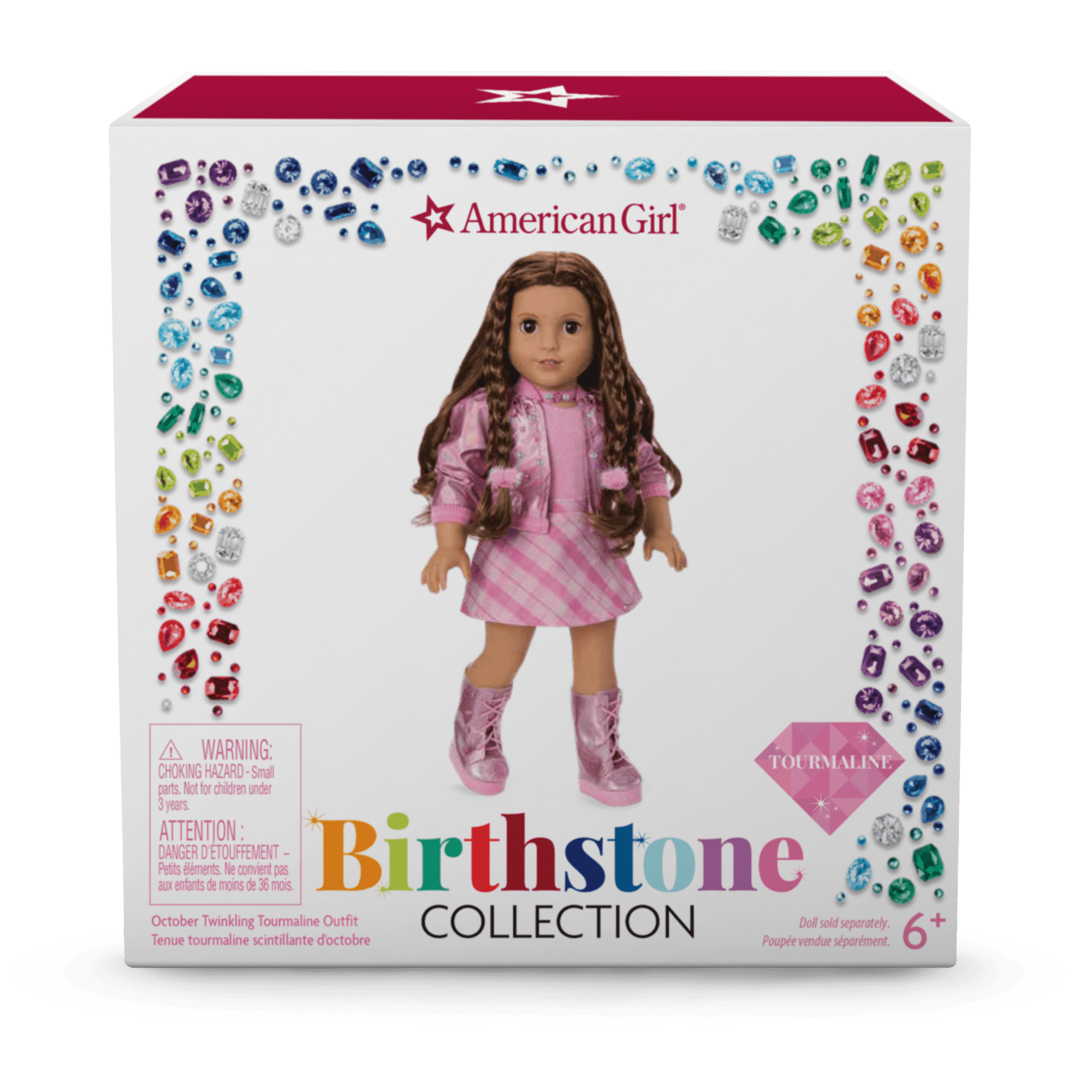 October Twinkling Tourmaline Outfit for 18-inch Dolls