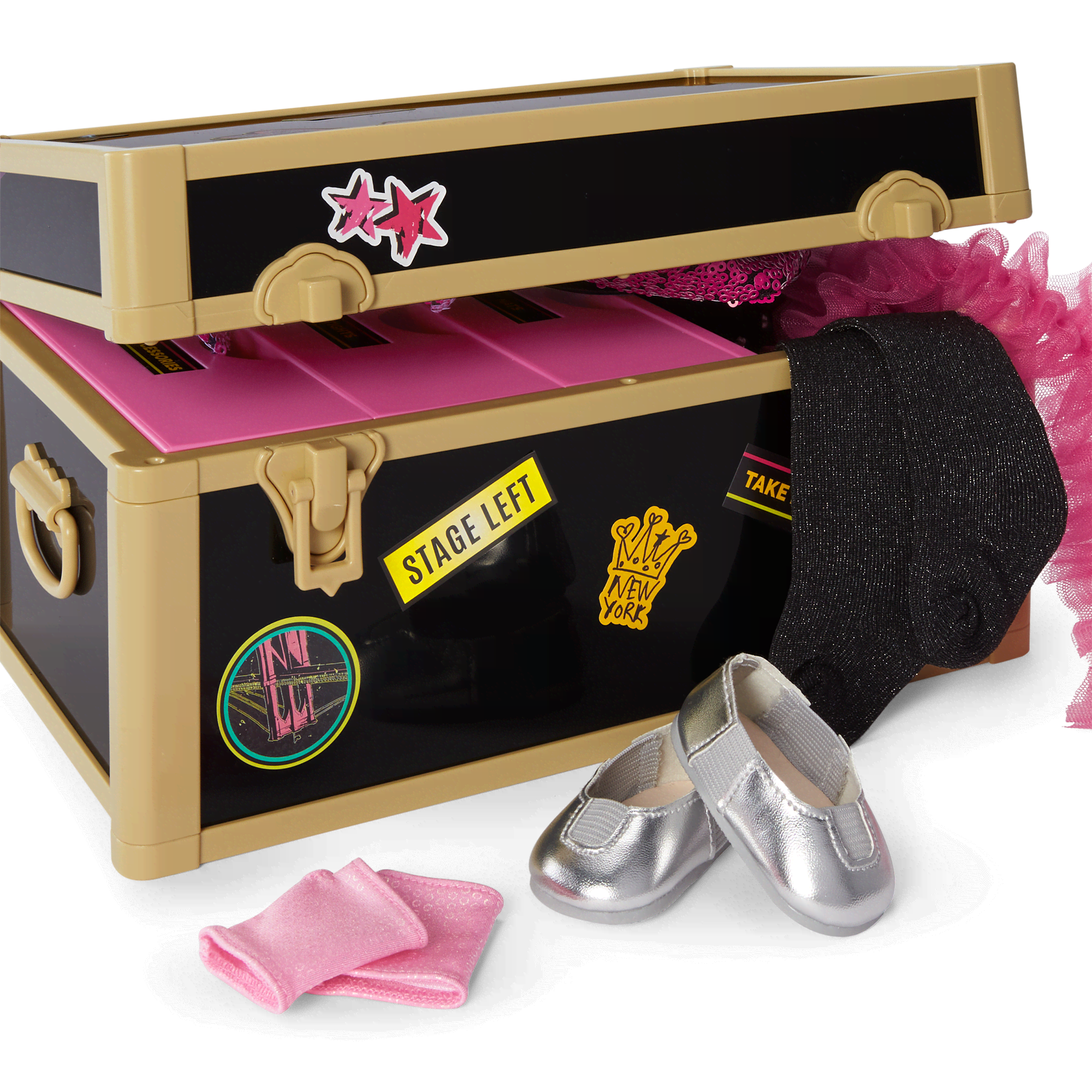 Backstage Theater Trunk for 18-inch Dolls