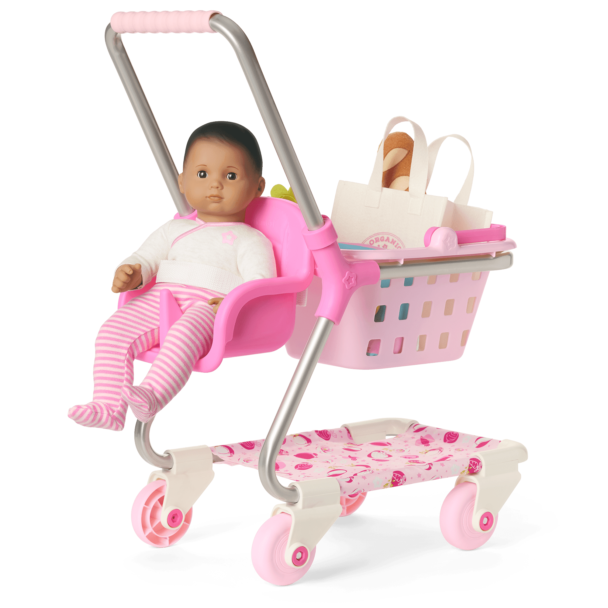 Barbie with baby and stroller sales