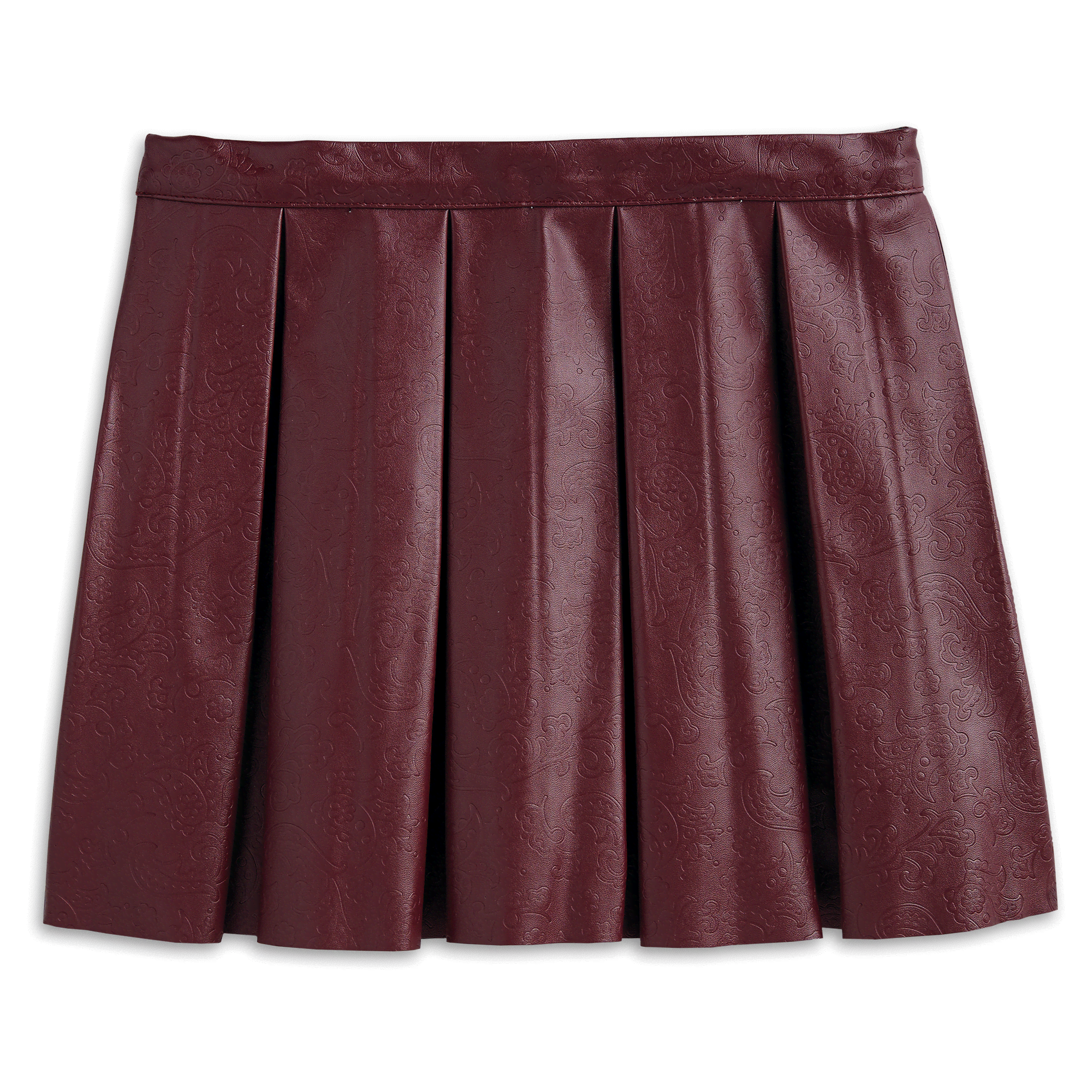 Embossed Paisley Skirt for Girls