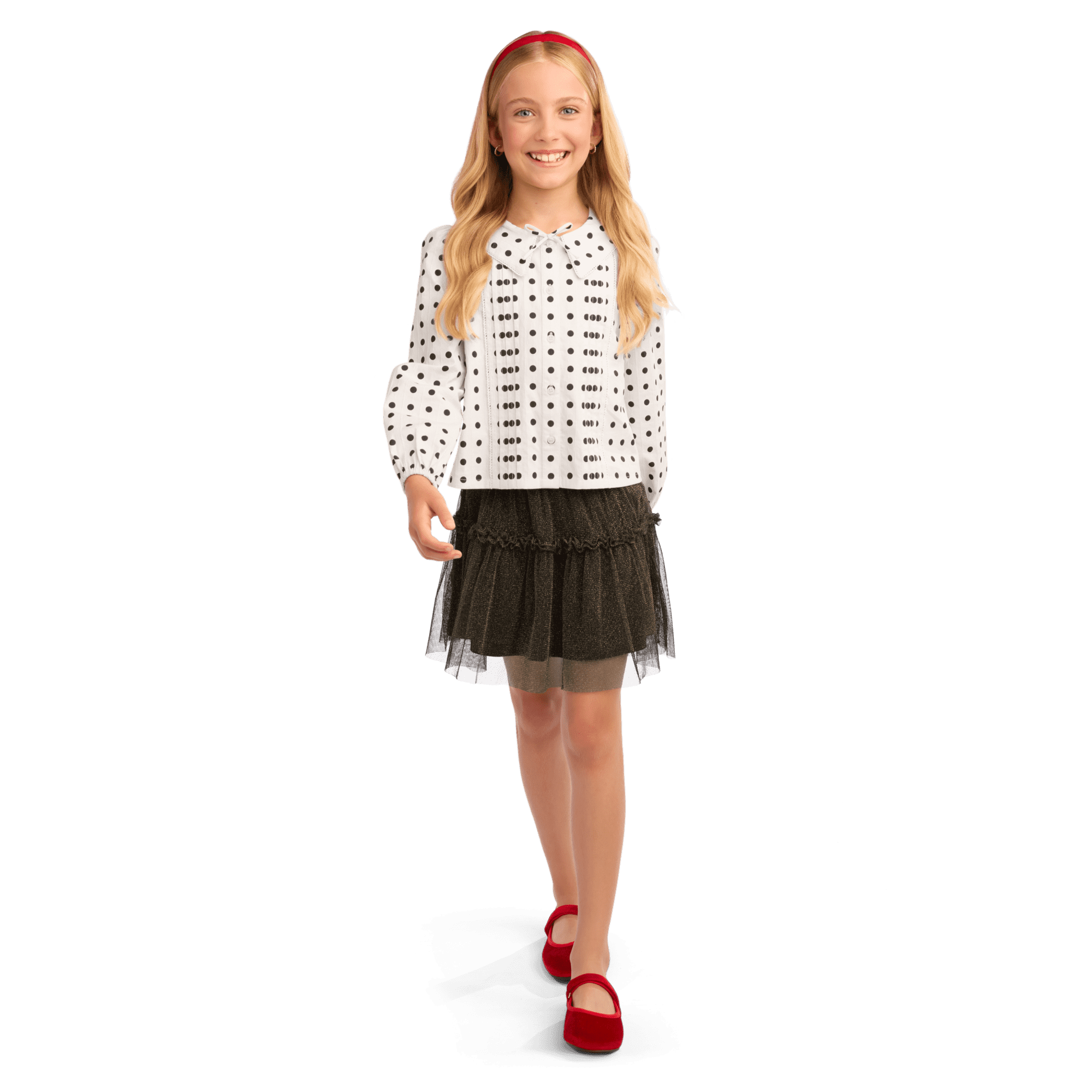 American Girl® x J.Crew Polka-Dot Top & Tulle Skirt Bundle for Girls & 18-inch Dolls