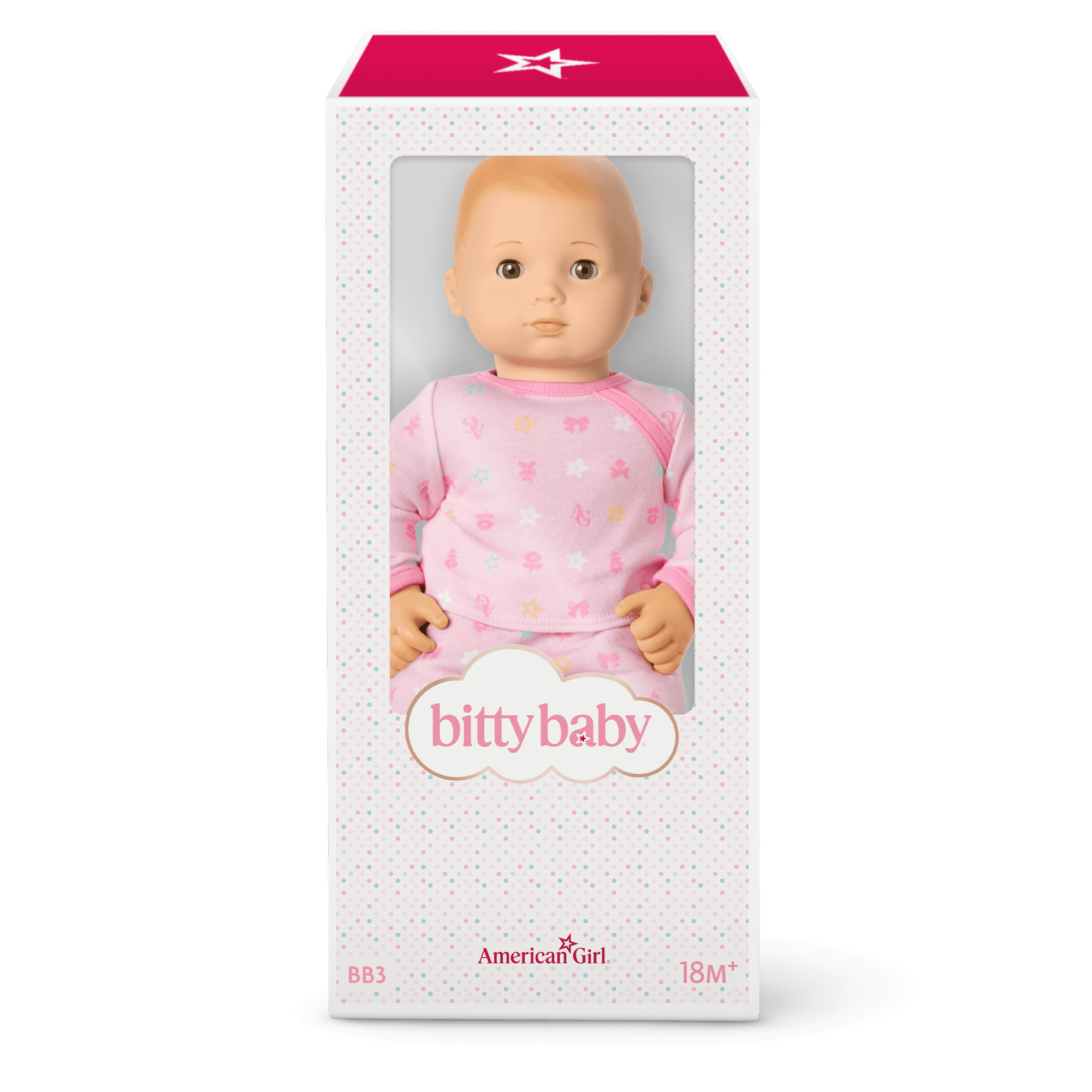 Bitty Baby® Doll #3 in Pastel Pink + Bunny Friend & Board Book