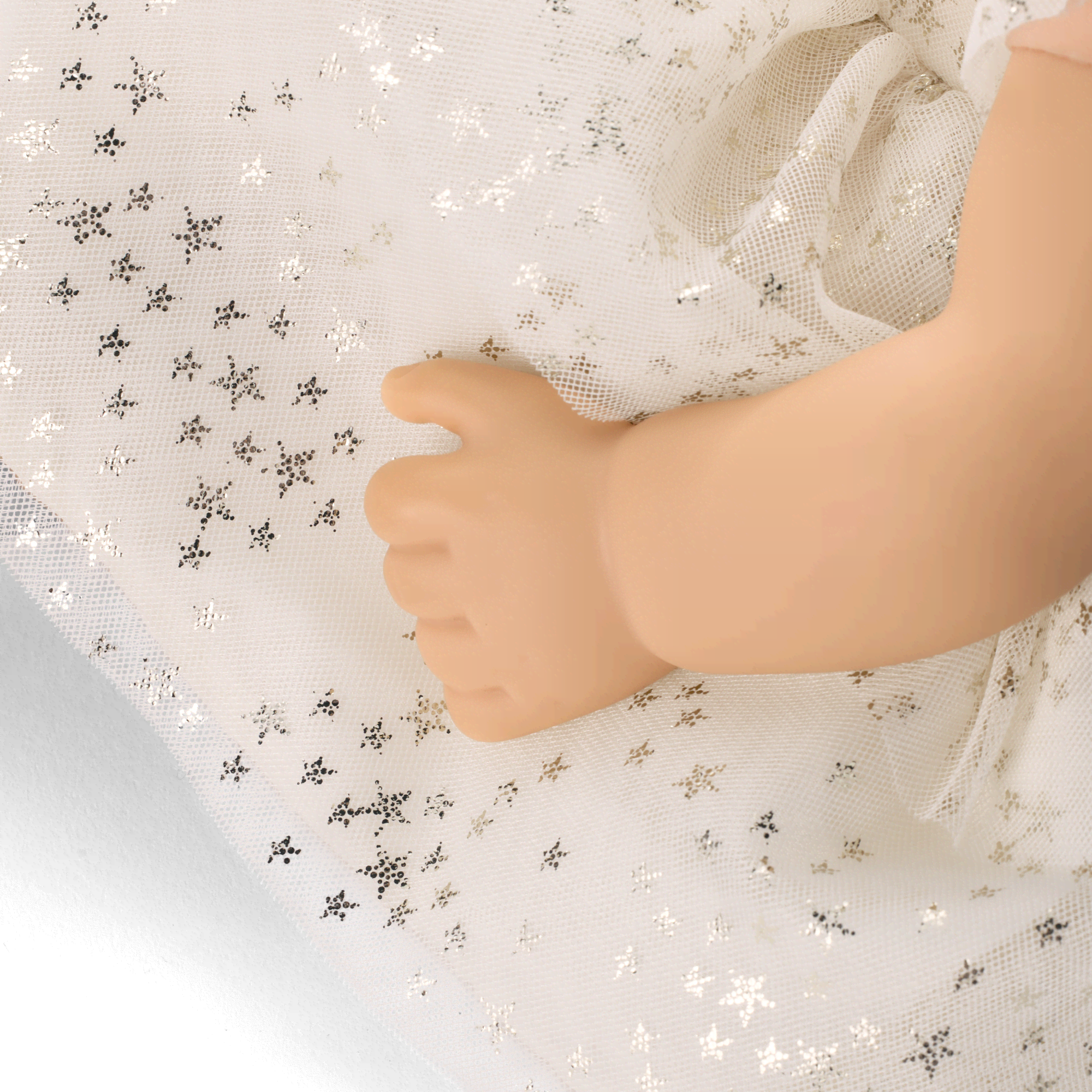 American Girl® x Janie and Jack Sparkly Cream Celebration Dress for Bitty Baby® Dolls