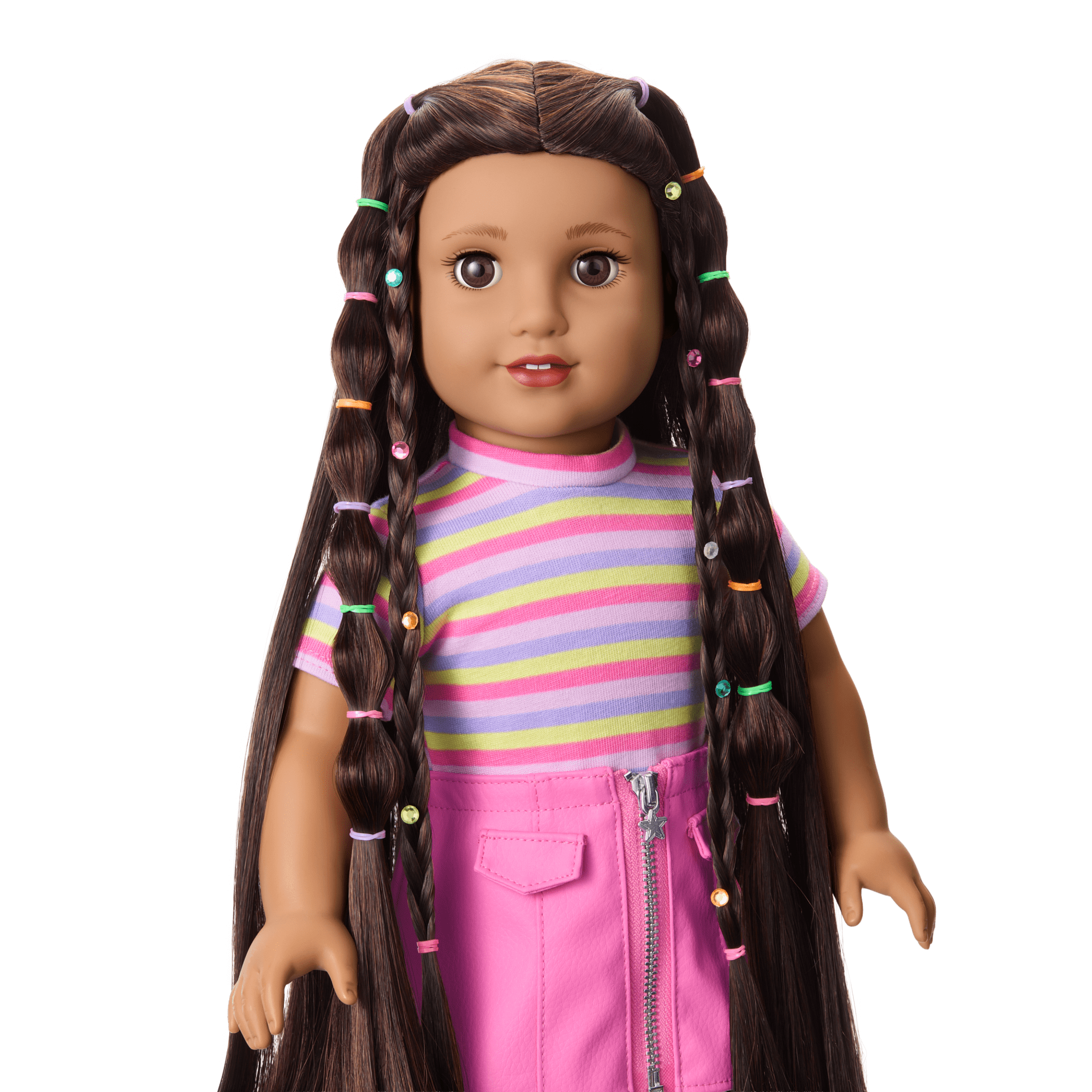 Long Hair Looks™ by Truly Me™ 18-inch Doll #135 & hair accessories