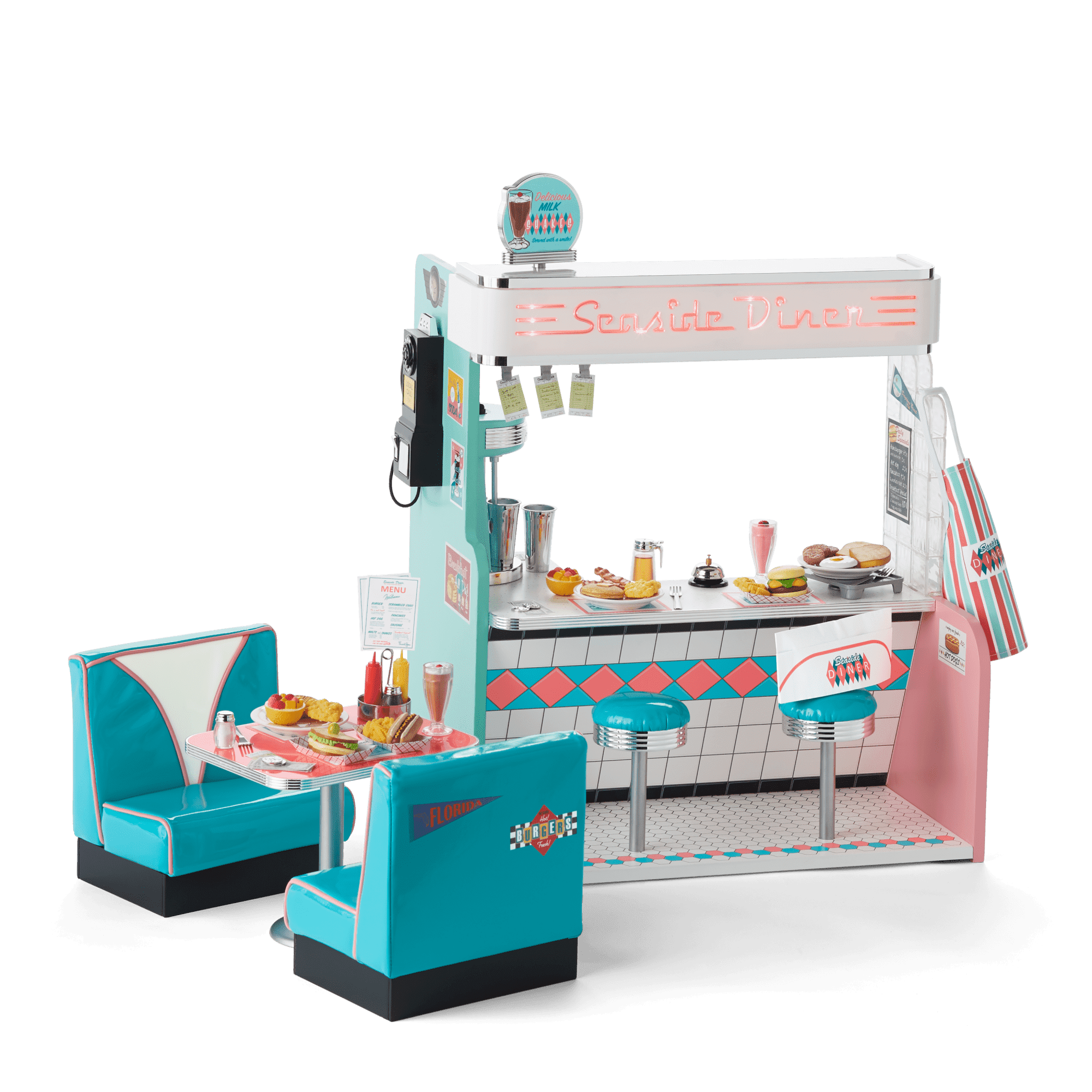 Maryellen’s™ Seaside Diner for 18-inch Dolls (Historical Characters)