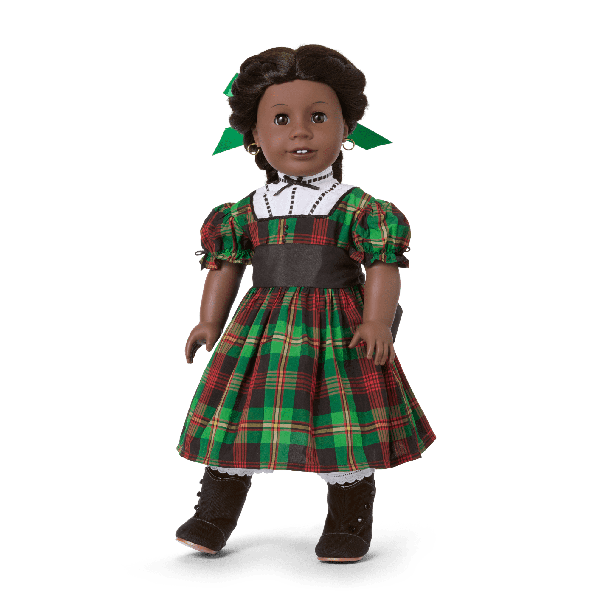 Addy’s™ Tartan Plaid Dress for 18-inch Dolls (Historical Characters)