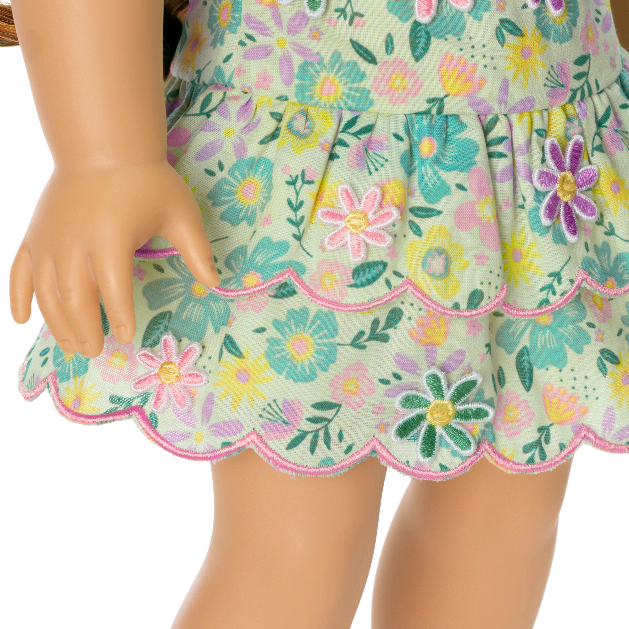 Pastel Petals Dress for 18-inch Dolls