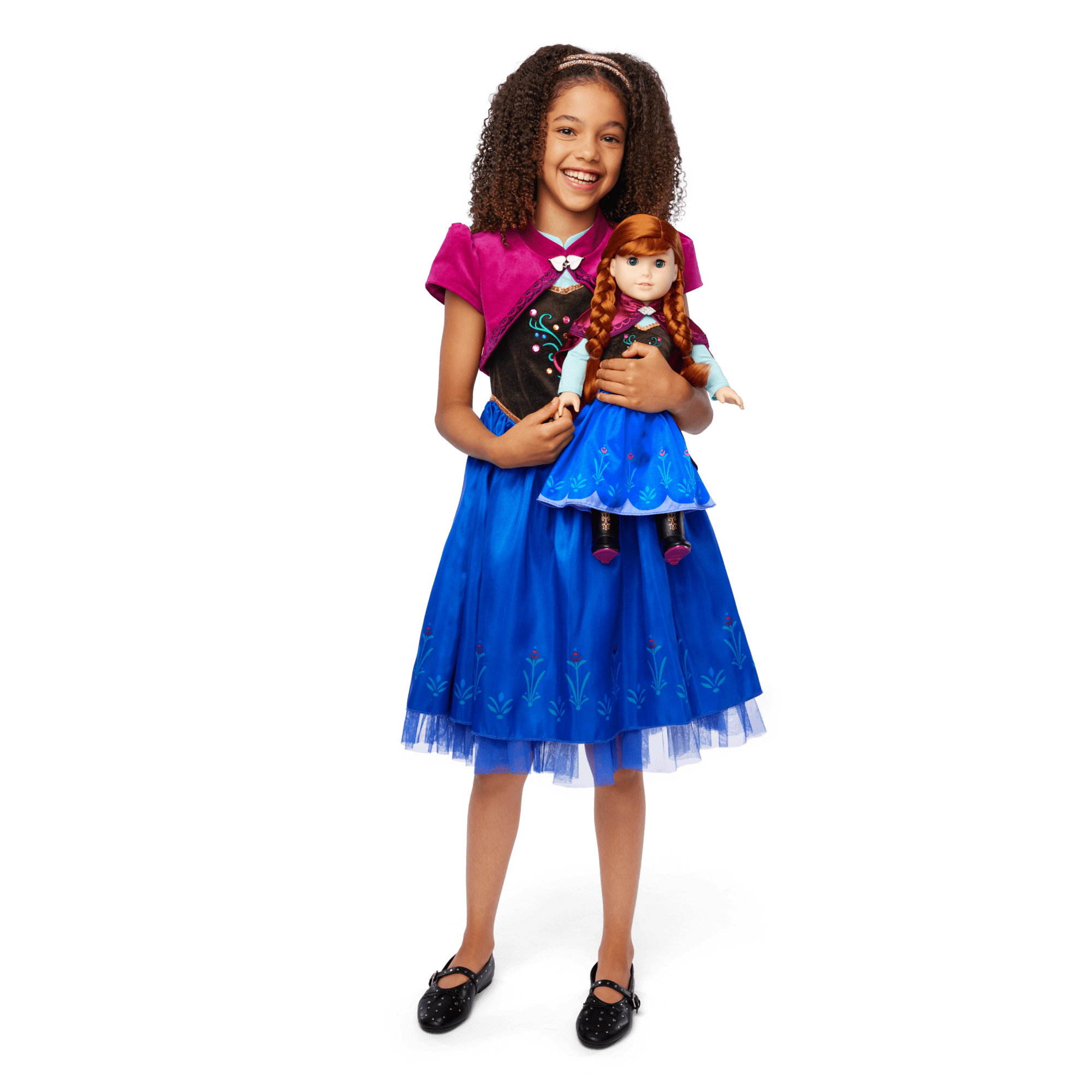 anna frozen dress Posh Peanut Toddler Girl's Disney Frozen Anna Tulle Dress in Blue, 2 Toddler, Viscose from Bamboo