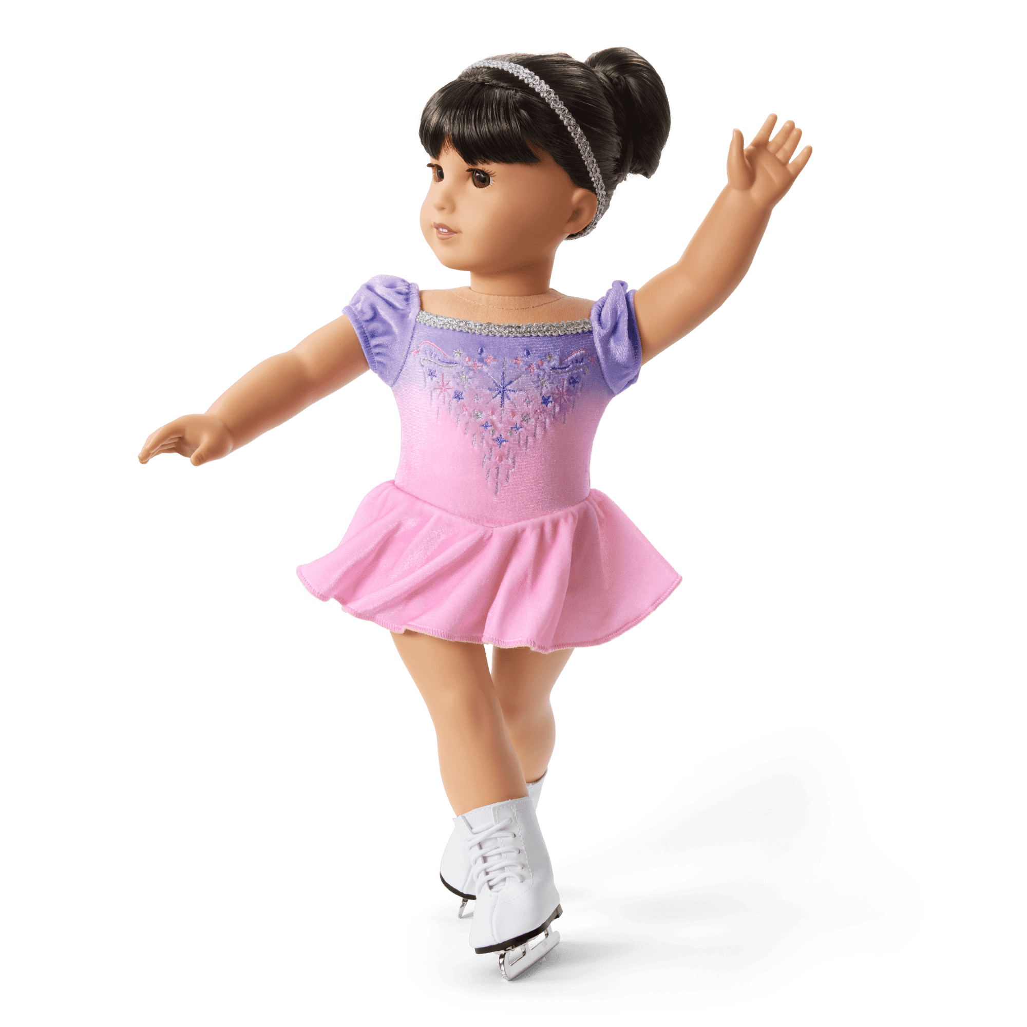 Spin in Style Figure-Skating Outfit for 18-inch Dolls