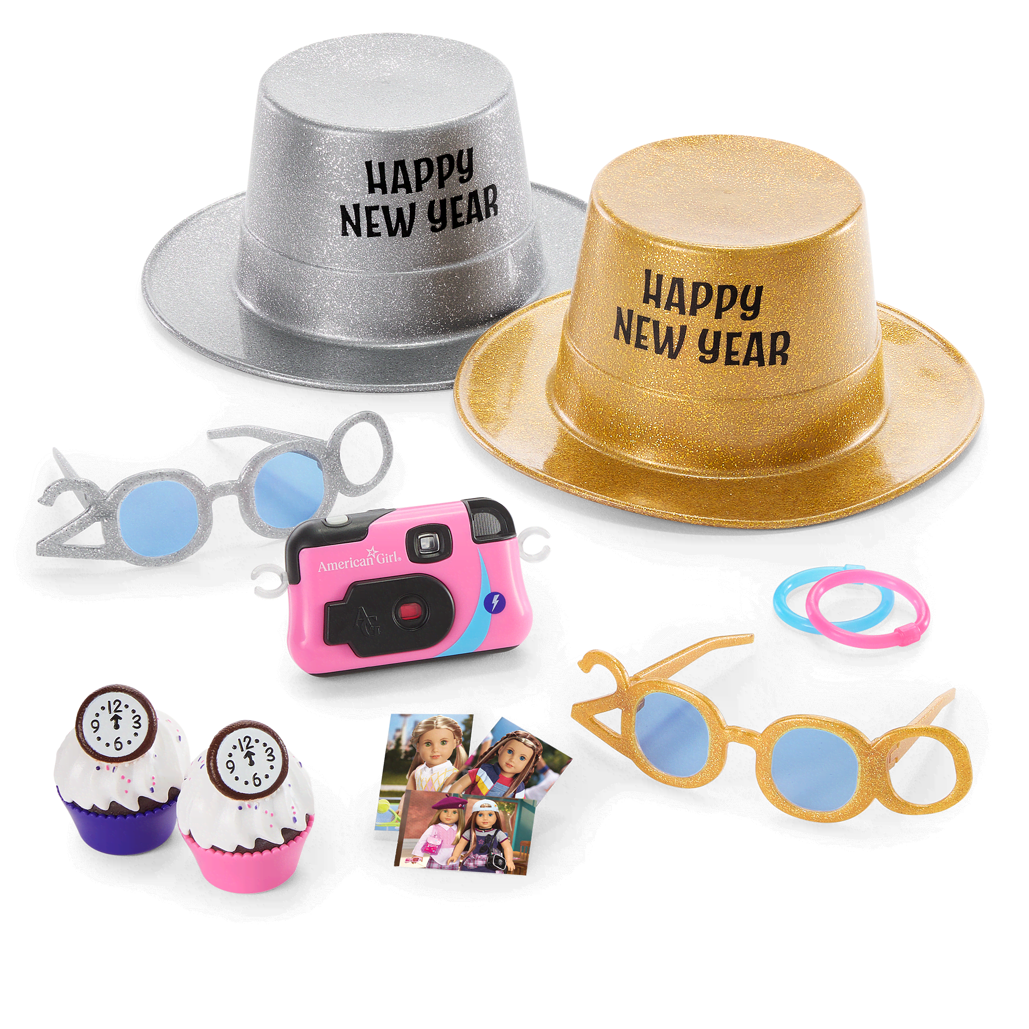 Isabel™ & Nicki's™ New Year’s Party Accessories for 18-inch Dolls (Historical Characters)