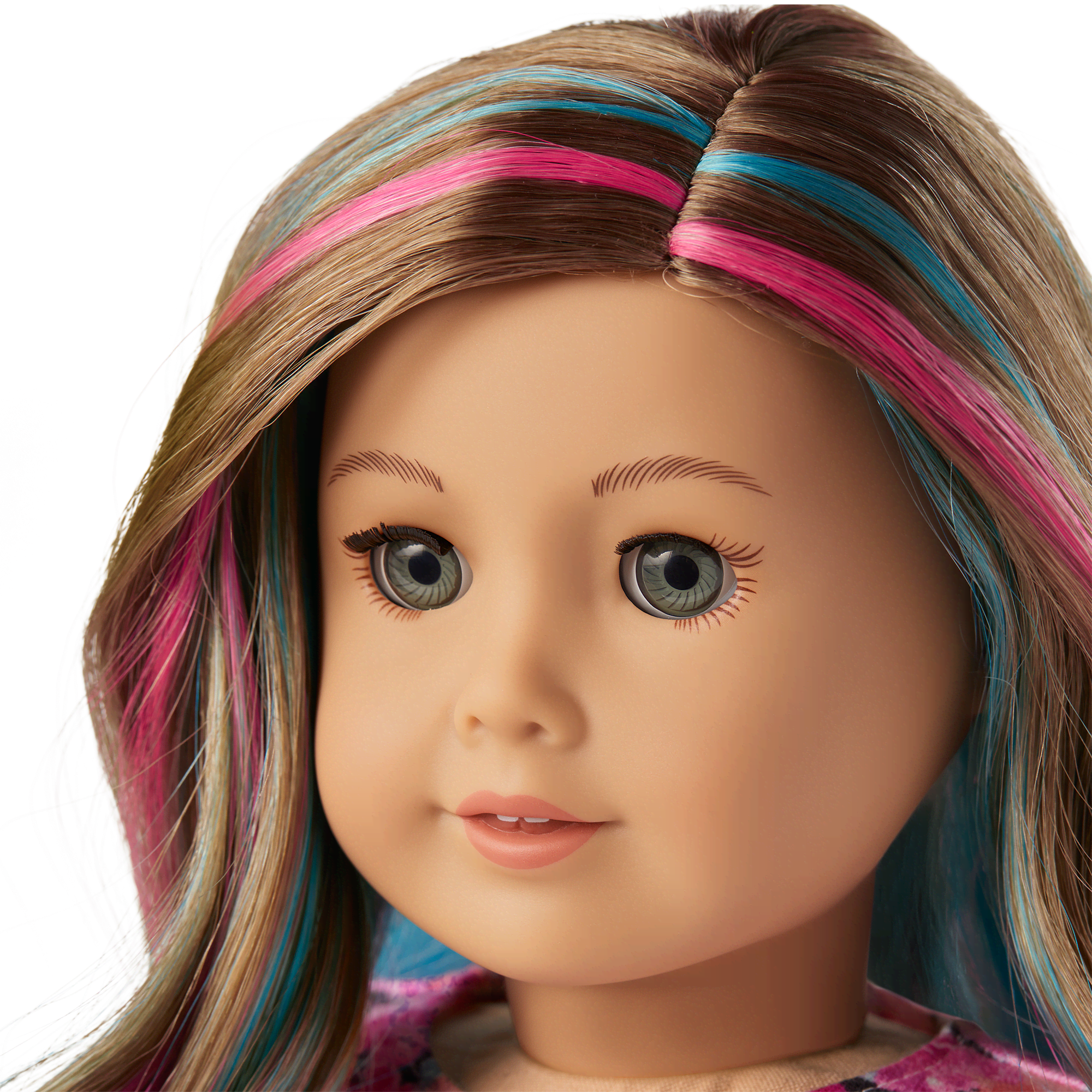 Truly Me™ 18-inch Doll #101 with wavy caramel hair