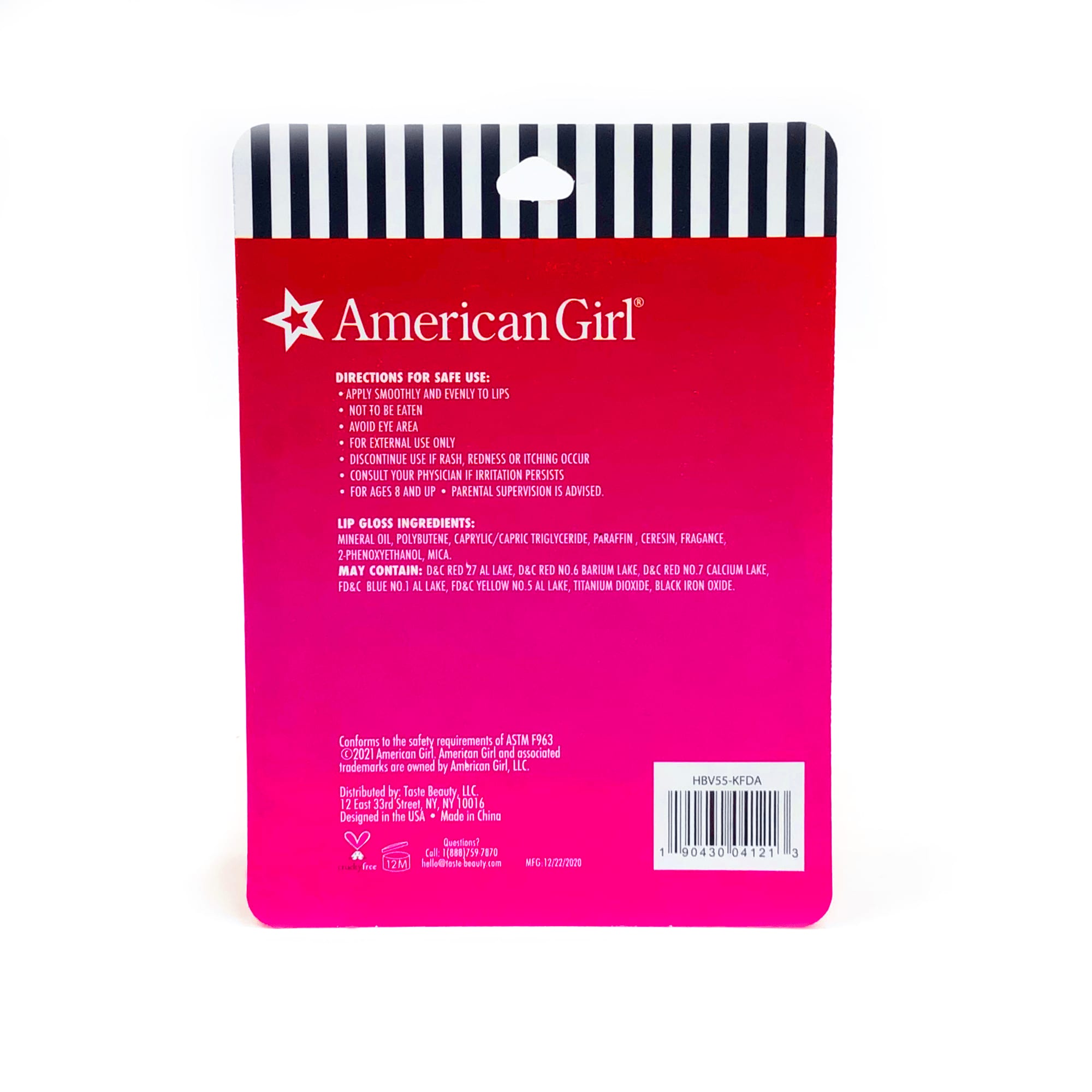 American Girl® Flavored Lip Gloss Set for Girls