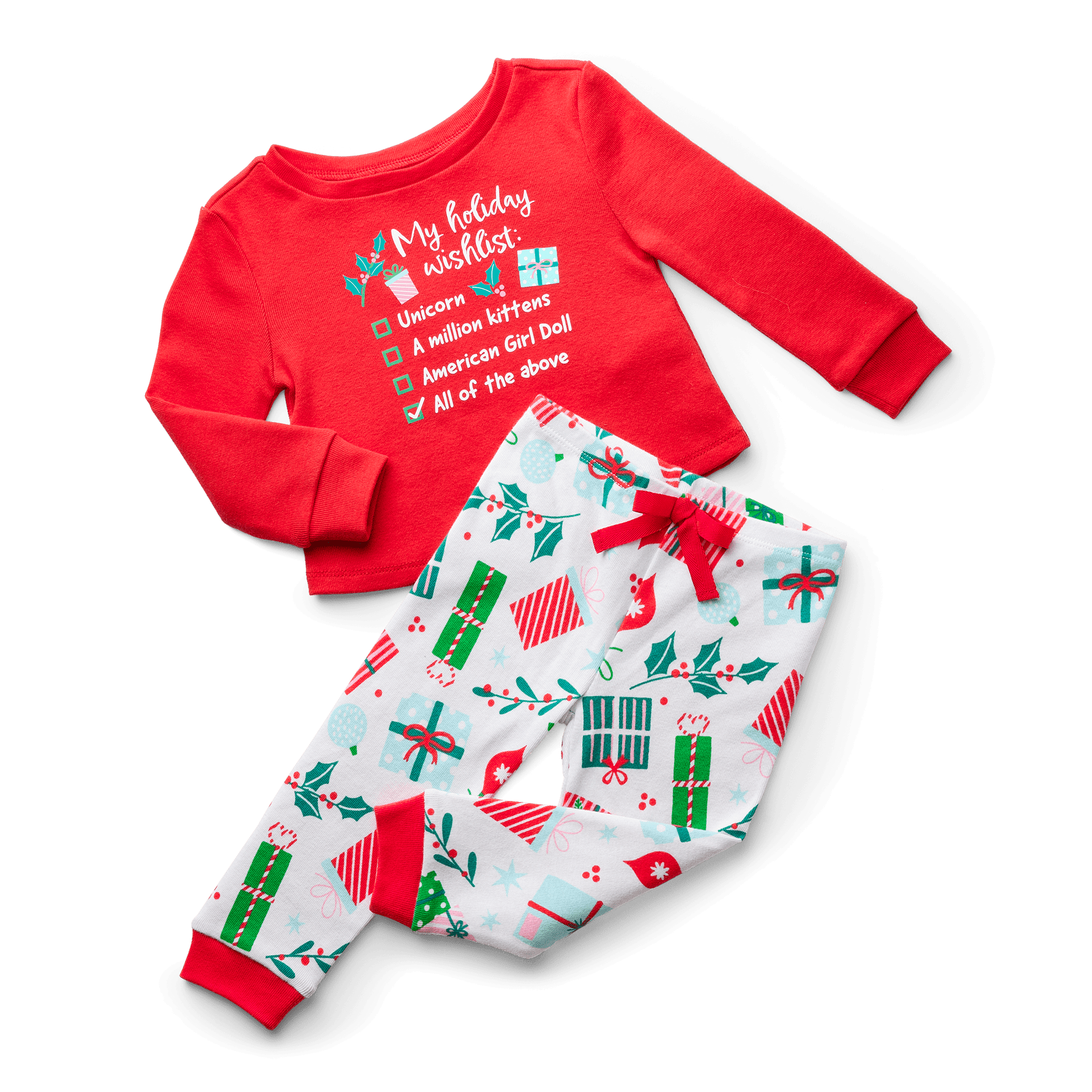 Holiday Wish List PJs for Girls American Girl