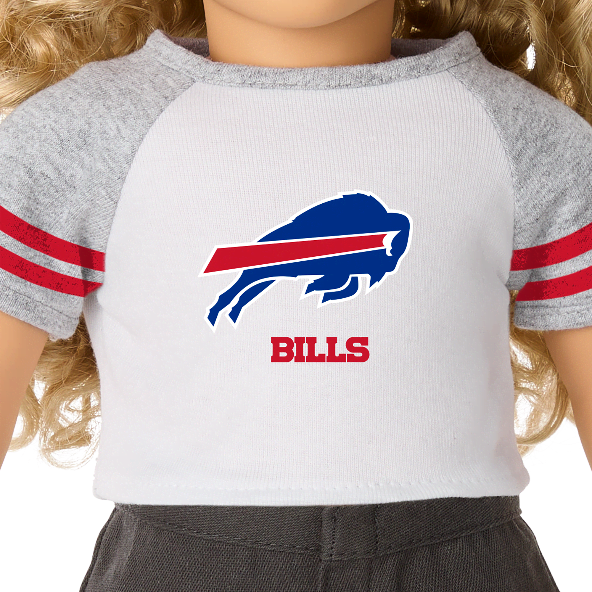 NFL Buffalo Bills Fan Tee for 18 inch Dolls American Girl