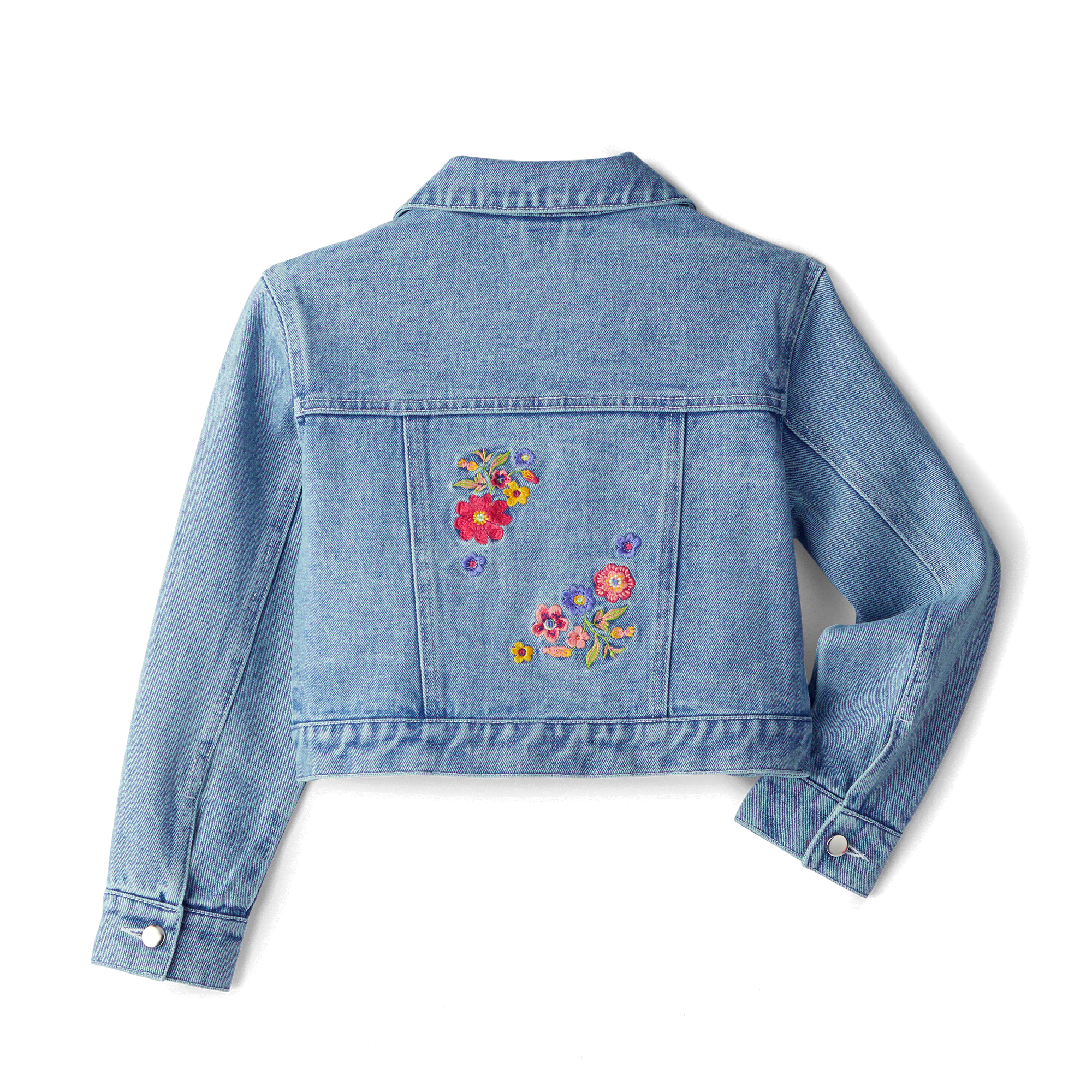Style Bloom Jean Jacket for Girls